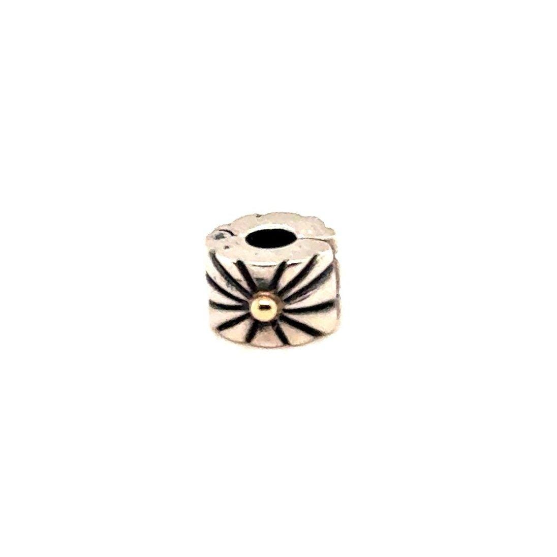 Pandora Two-Tone Starburst Clip Charm