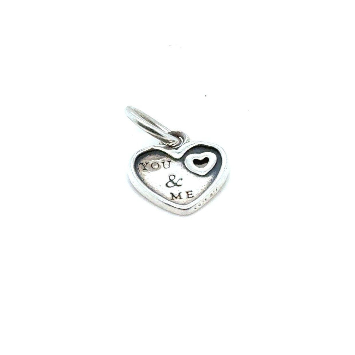 Pandora You & Me (I Love You) Heart Charm