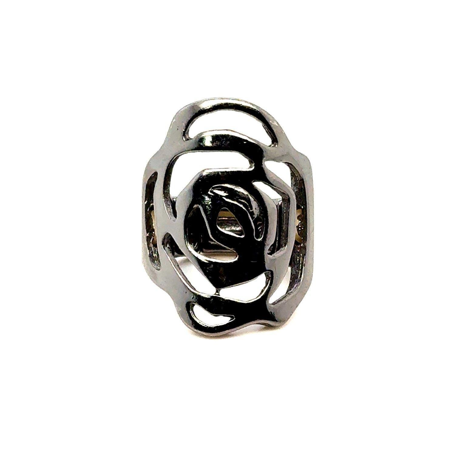 Black Rose Stretch Ring