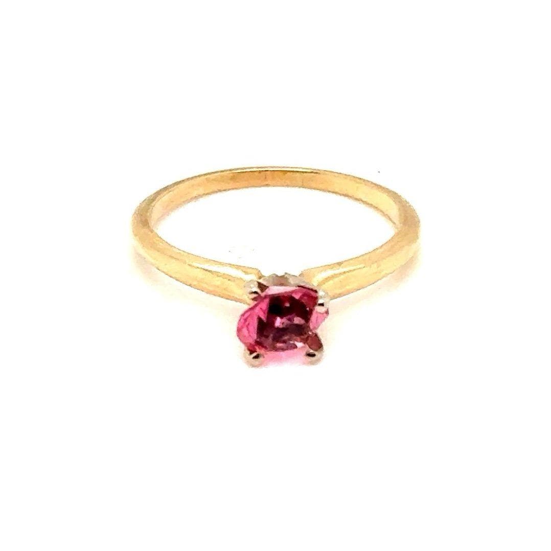 14K Pink Stone Ring