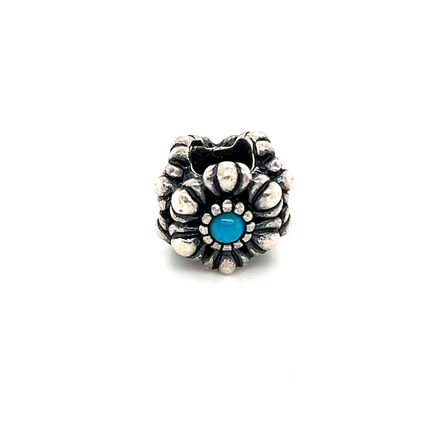 Pandora Turquoise Bloom Charm
