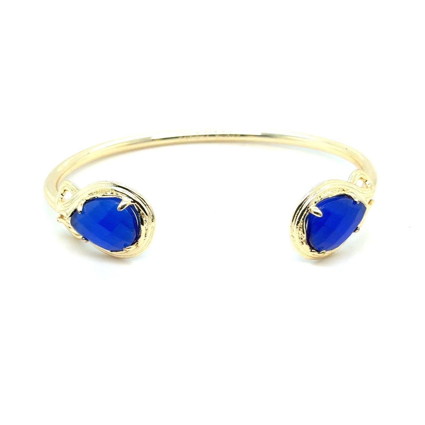 Kendra Scott Andy Navy Blue Stone Cuff