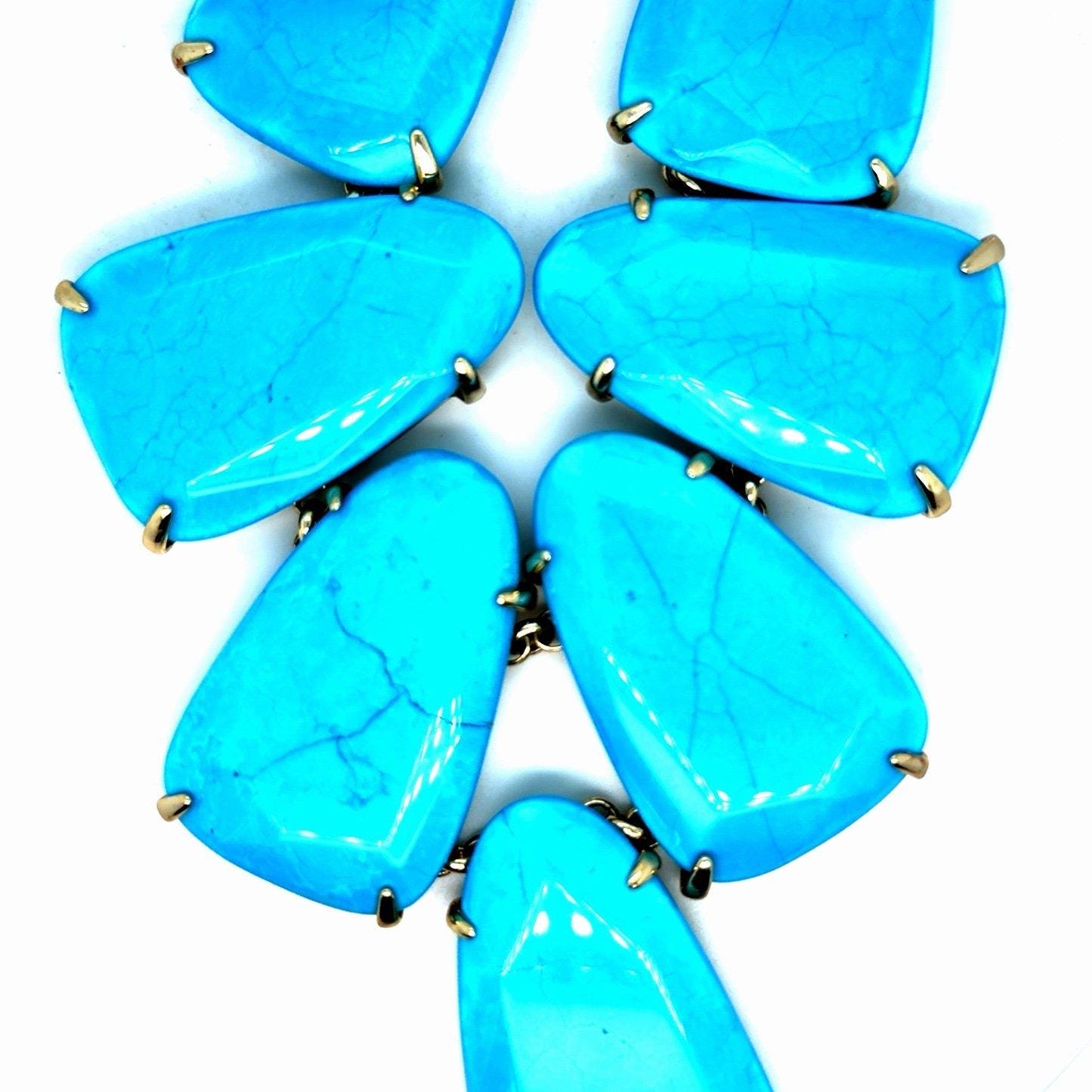 Kendra Scott Turquoise Harlow Statement Necklace