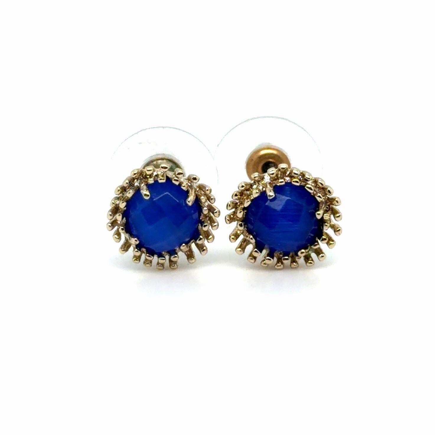 Kendra Scott Carly Blue Stone Stud Earrings