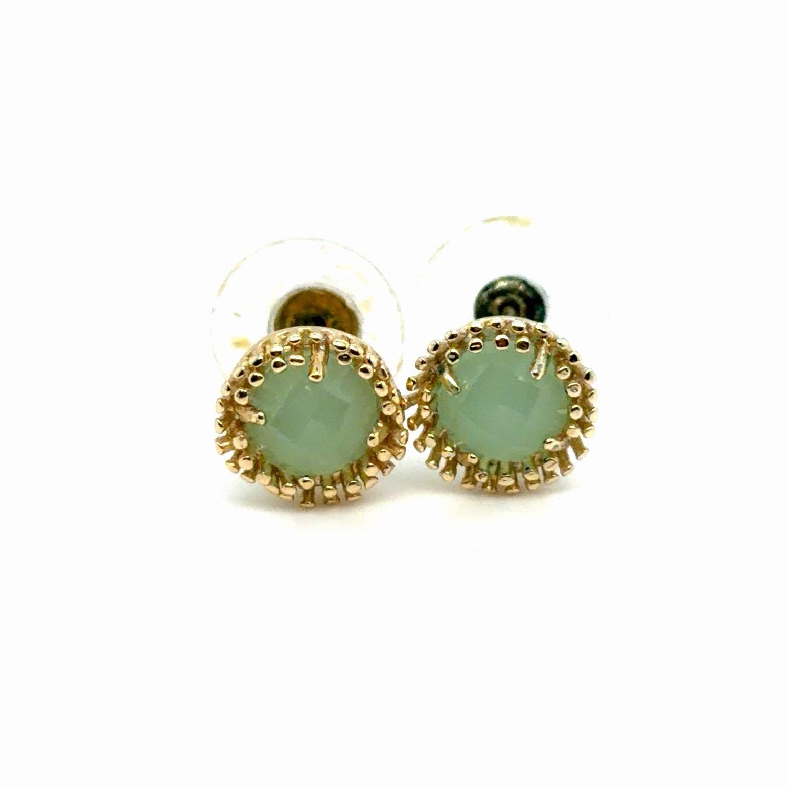 Kendra Scott Carly Light Green Stud Earrings