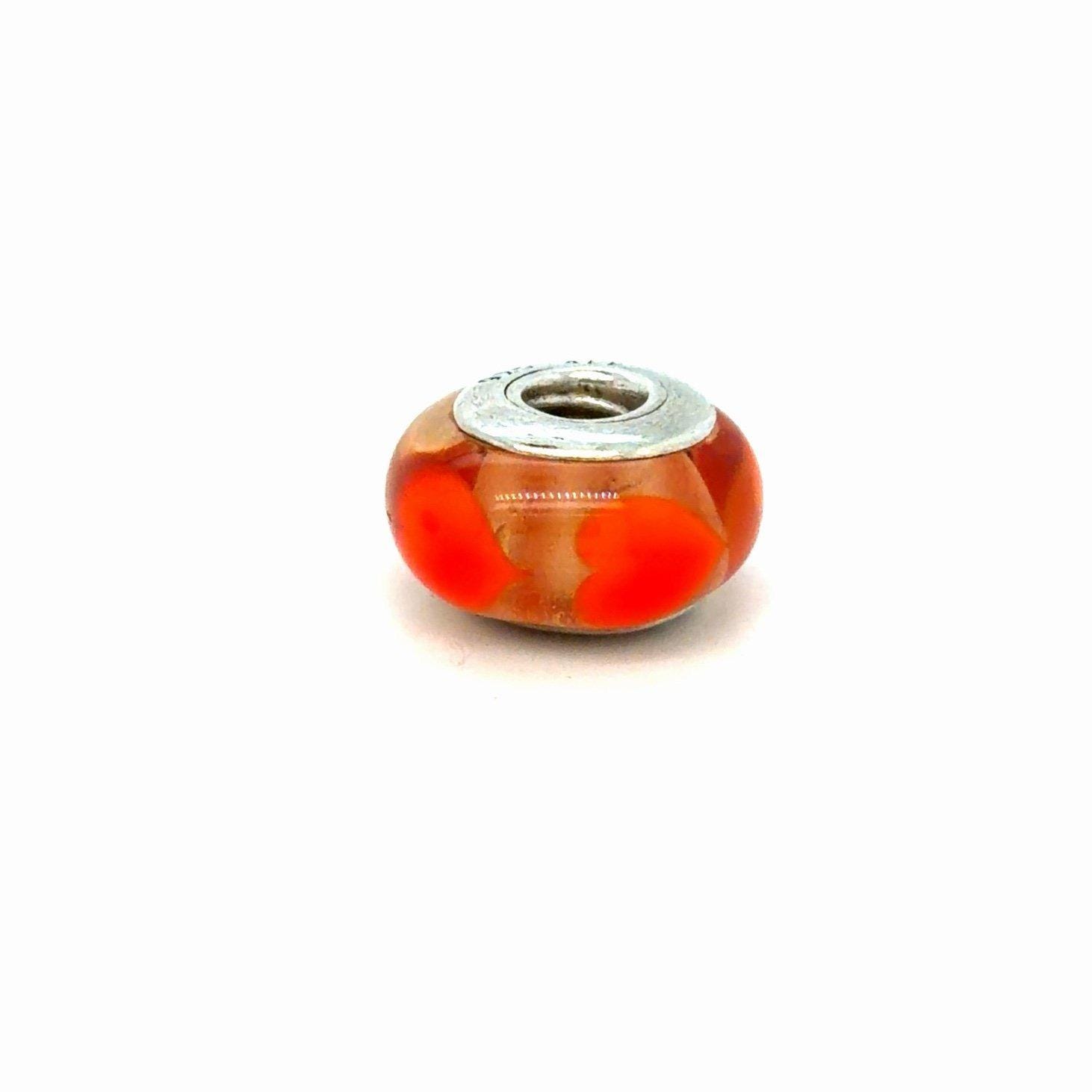 Pandora Red Heart Murano Glass Charm