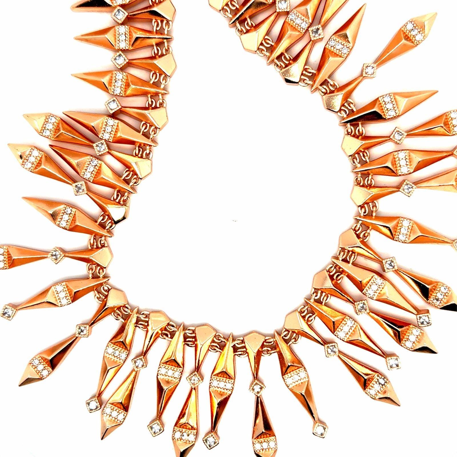 Kendra Scott Cici Rose Gold Collar Necklace