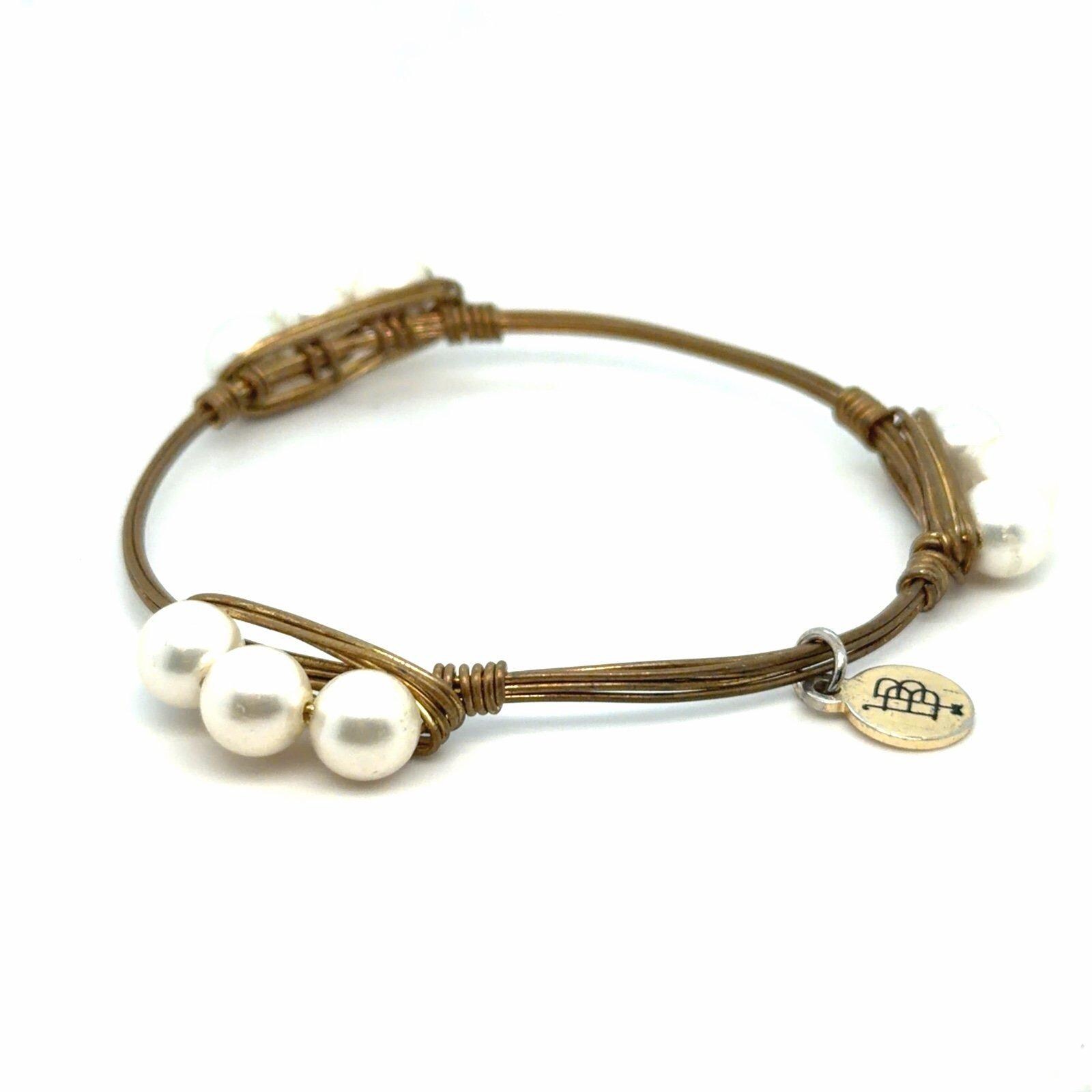 Bourbon and Bowties Pearl Bangle
