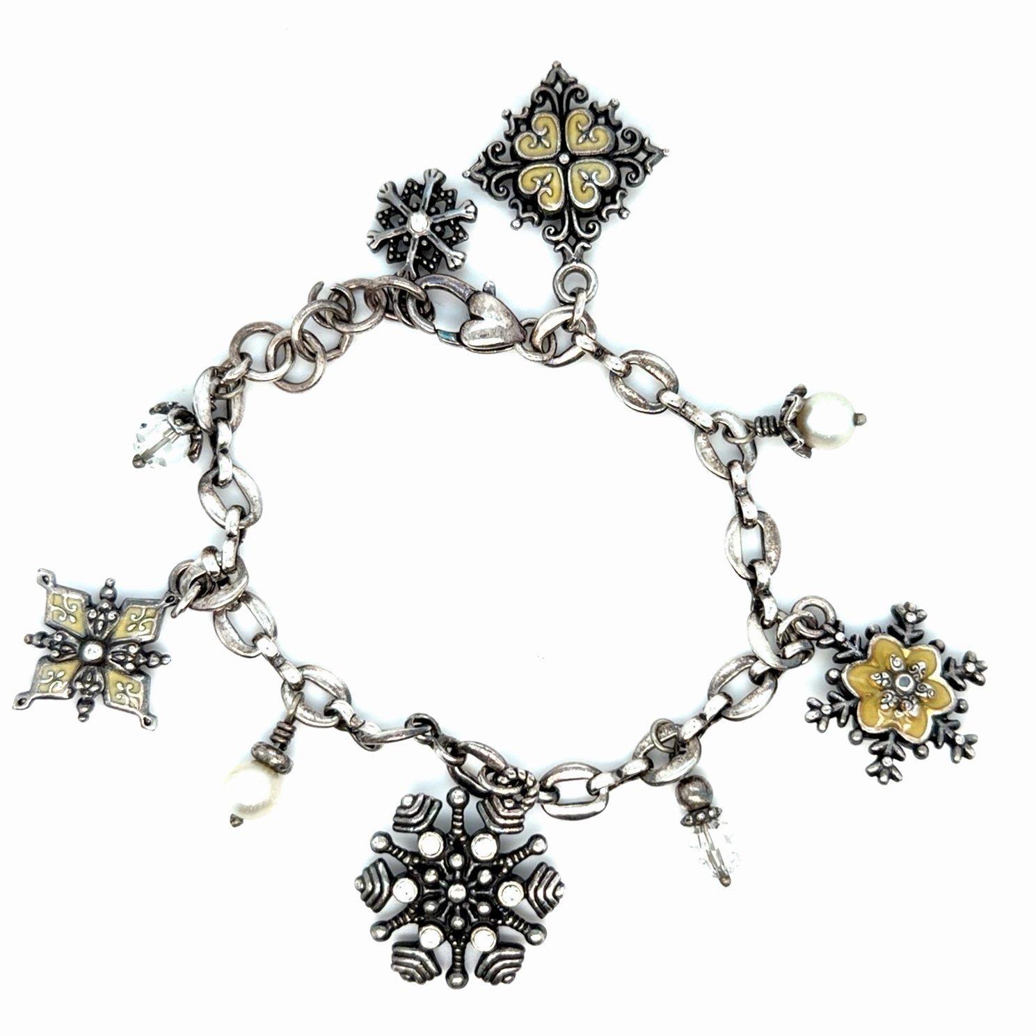 Brighton Snowflake Charm Bracelet