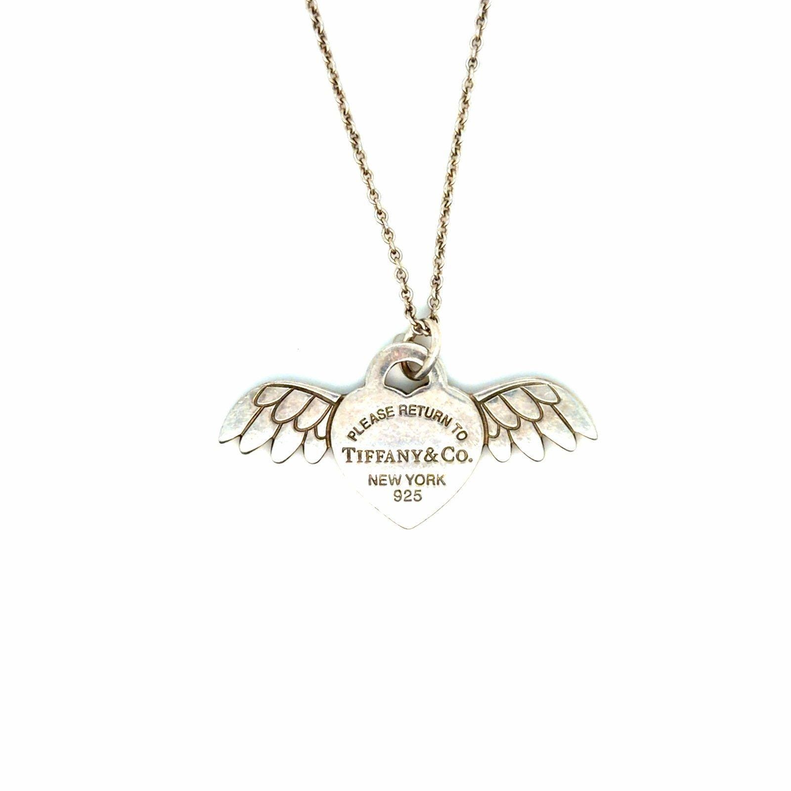 T&Co. Angel Wing Pendant Necklace