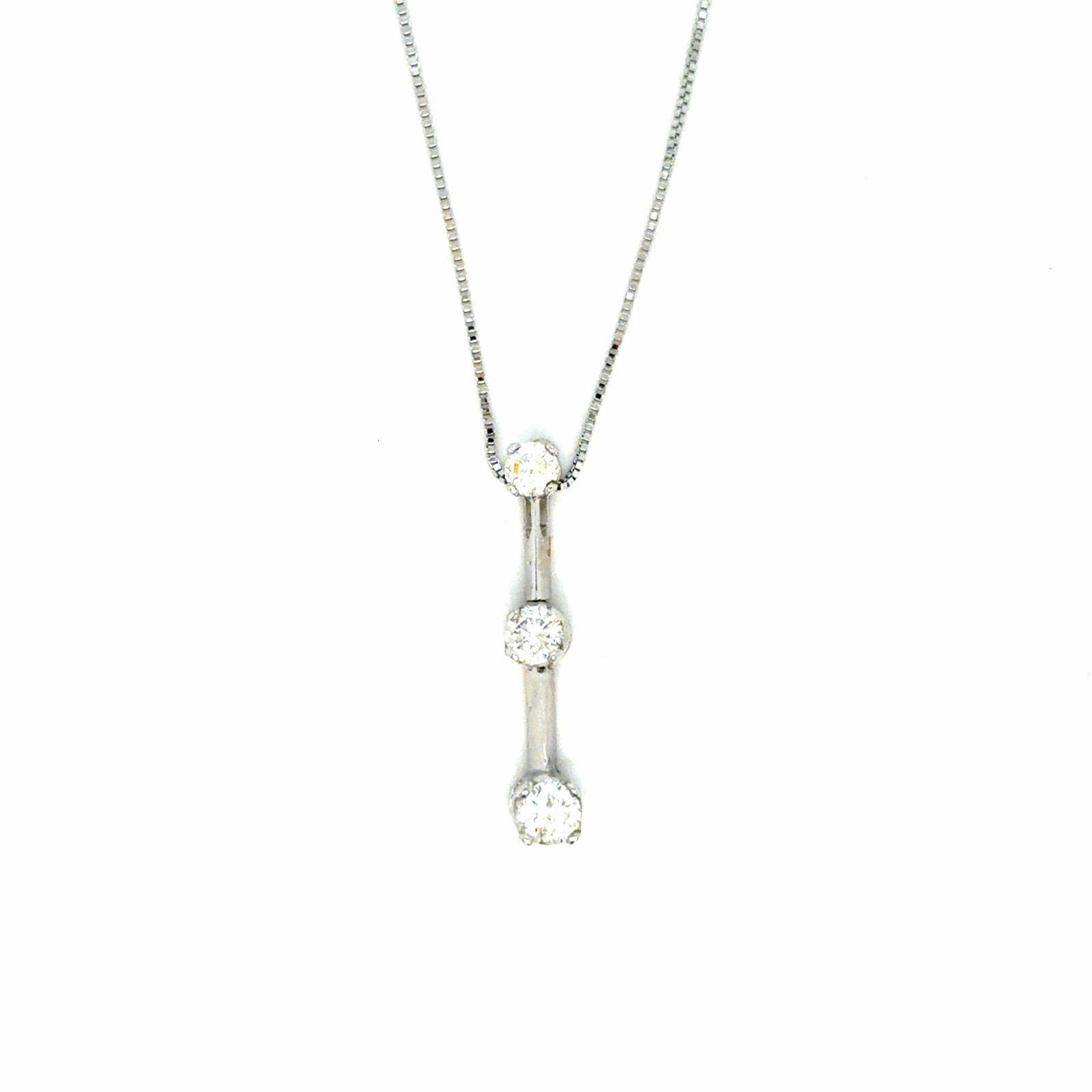 14k Gold Keepsake Diamond Necklace