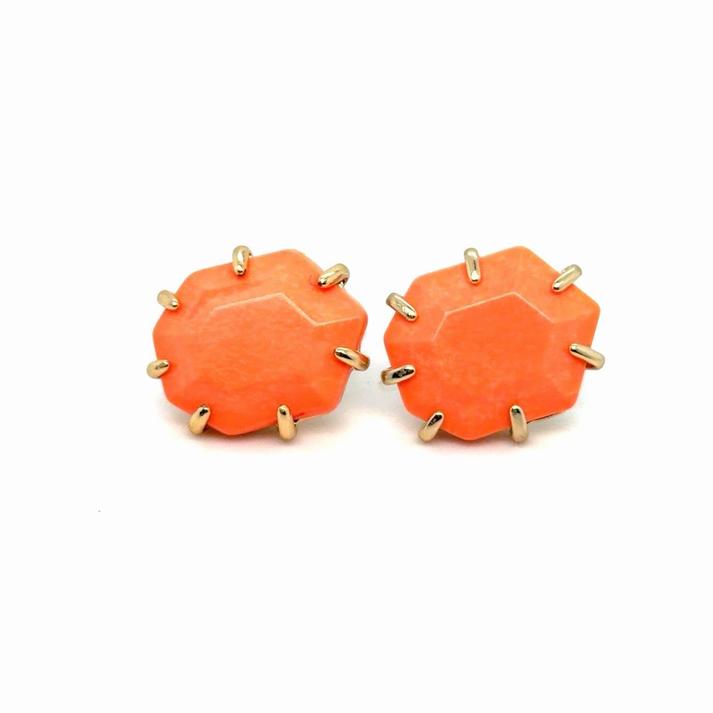 Kendra Scott Morgan Coral Stud Earrings