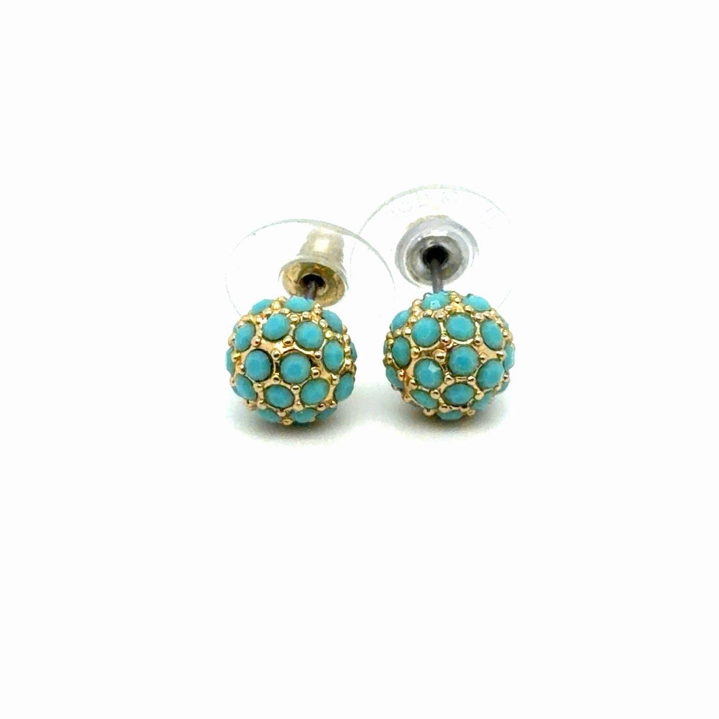 Stella & Dot Soirée Turquoise Stud Earrings