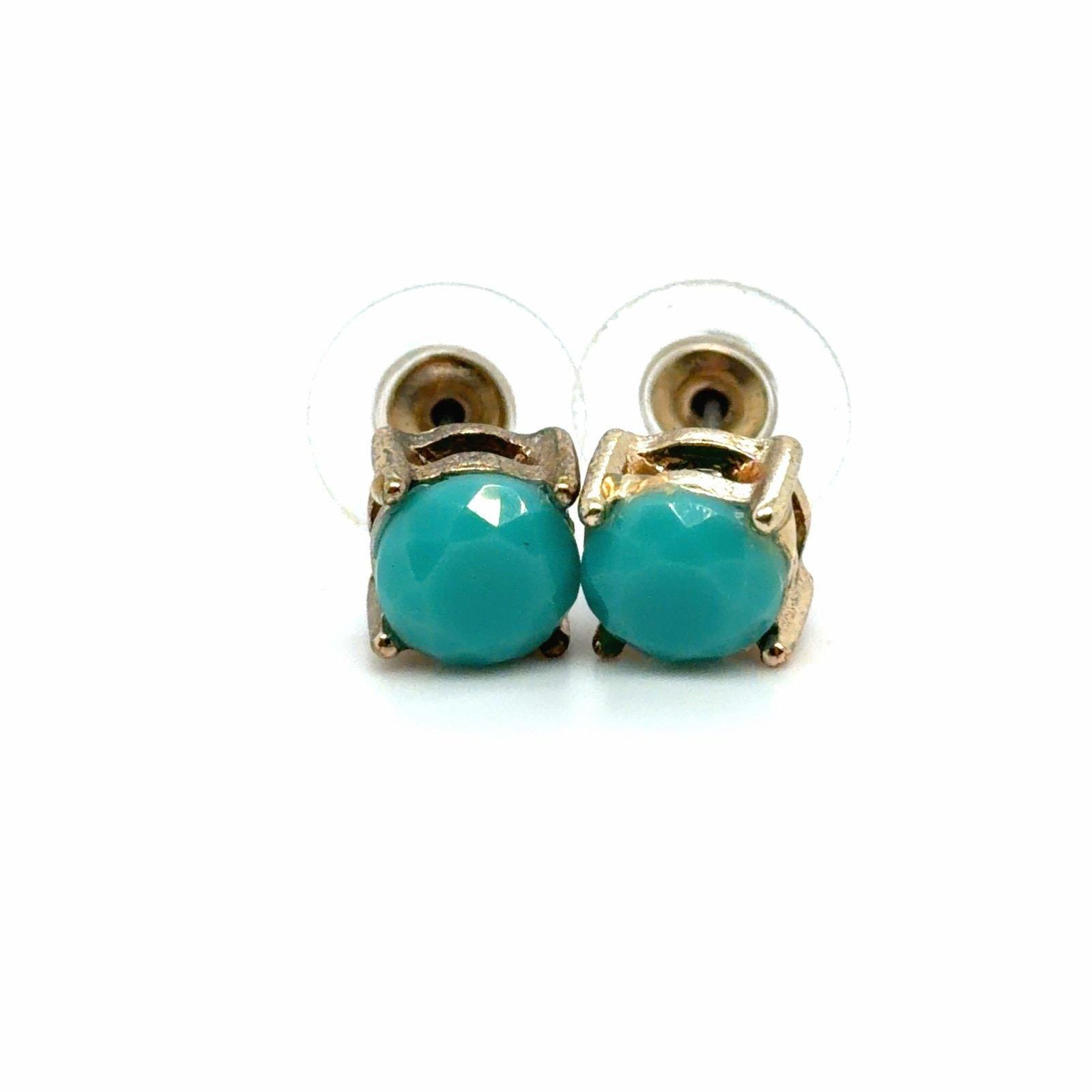 Teal Color Stud Earrings