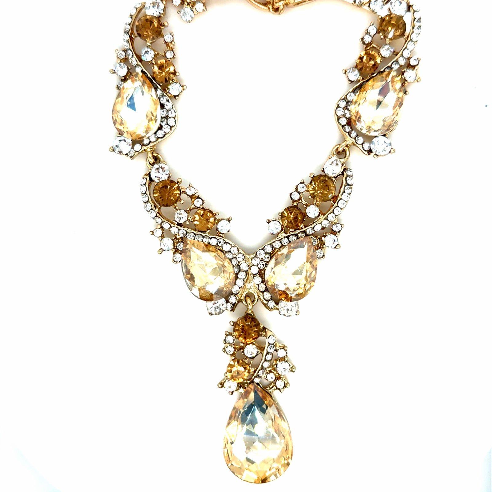 Stunning Y Rhinestones Necklace