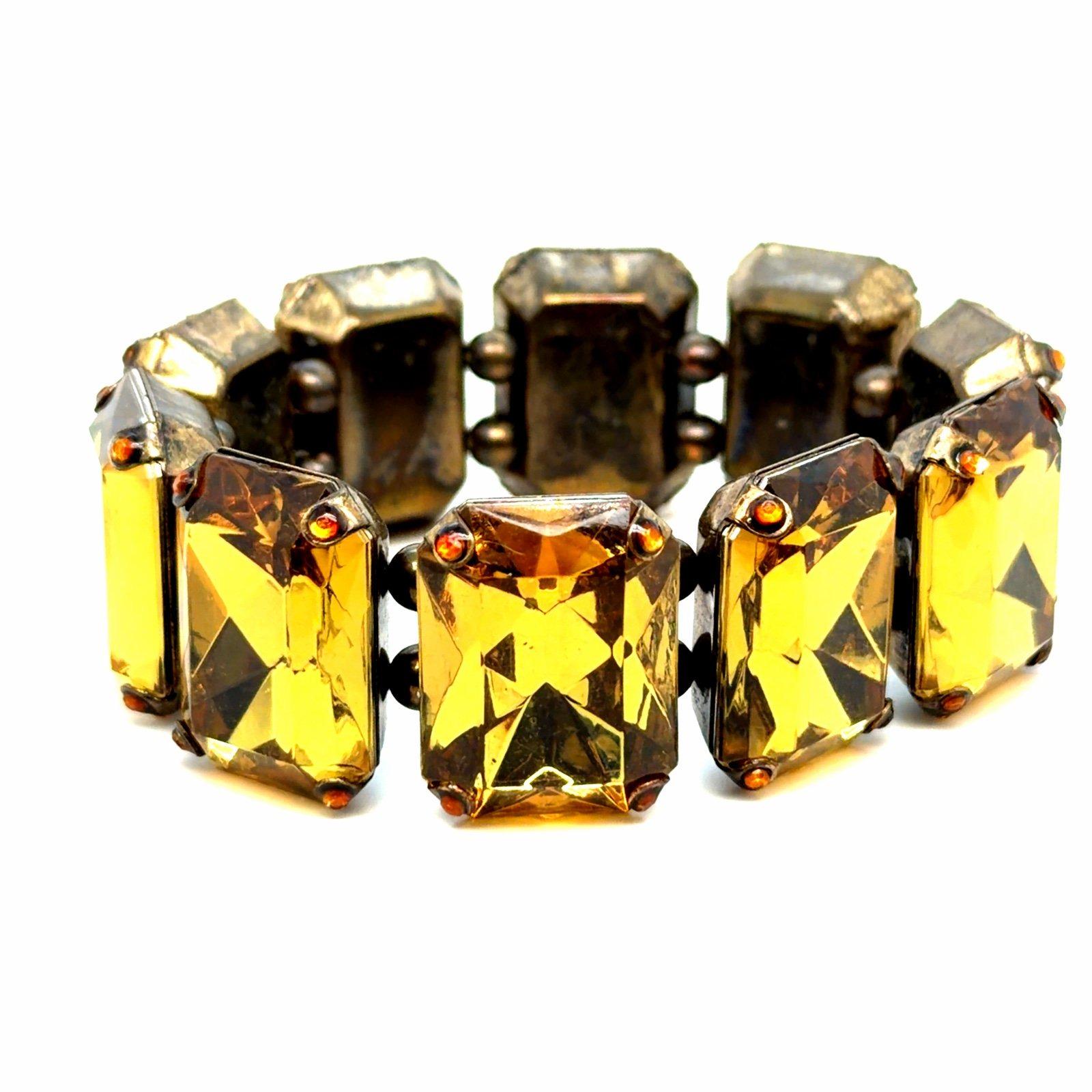 Citrine Colored Strerch Bracelet