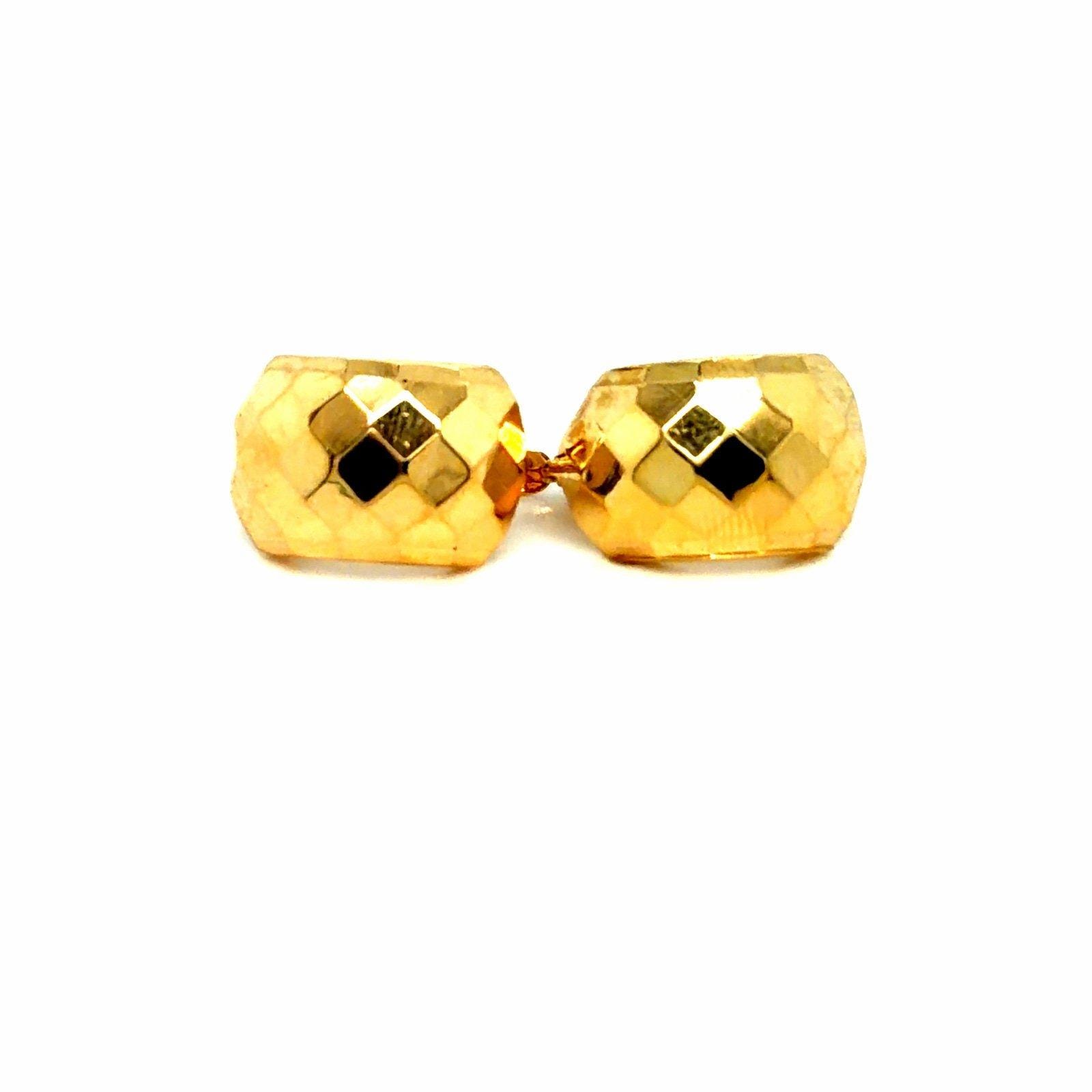 14k Diamond Cut Turkey Earrings