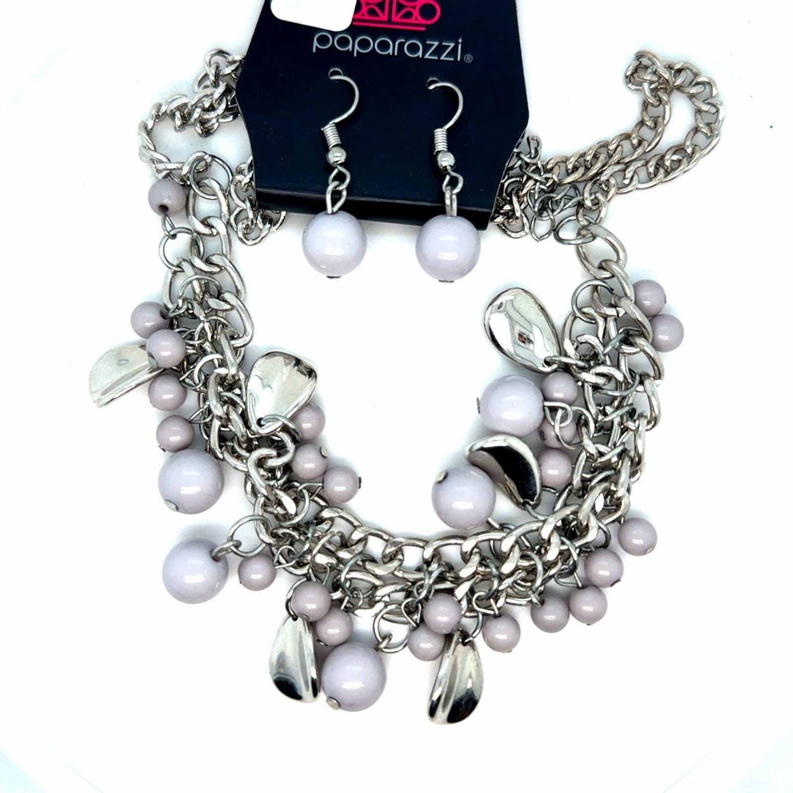 Paparazzi Necklace & Earrings Set