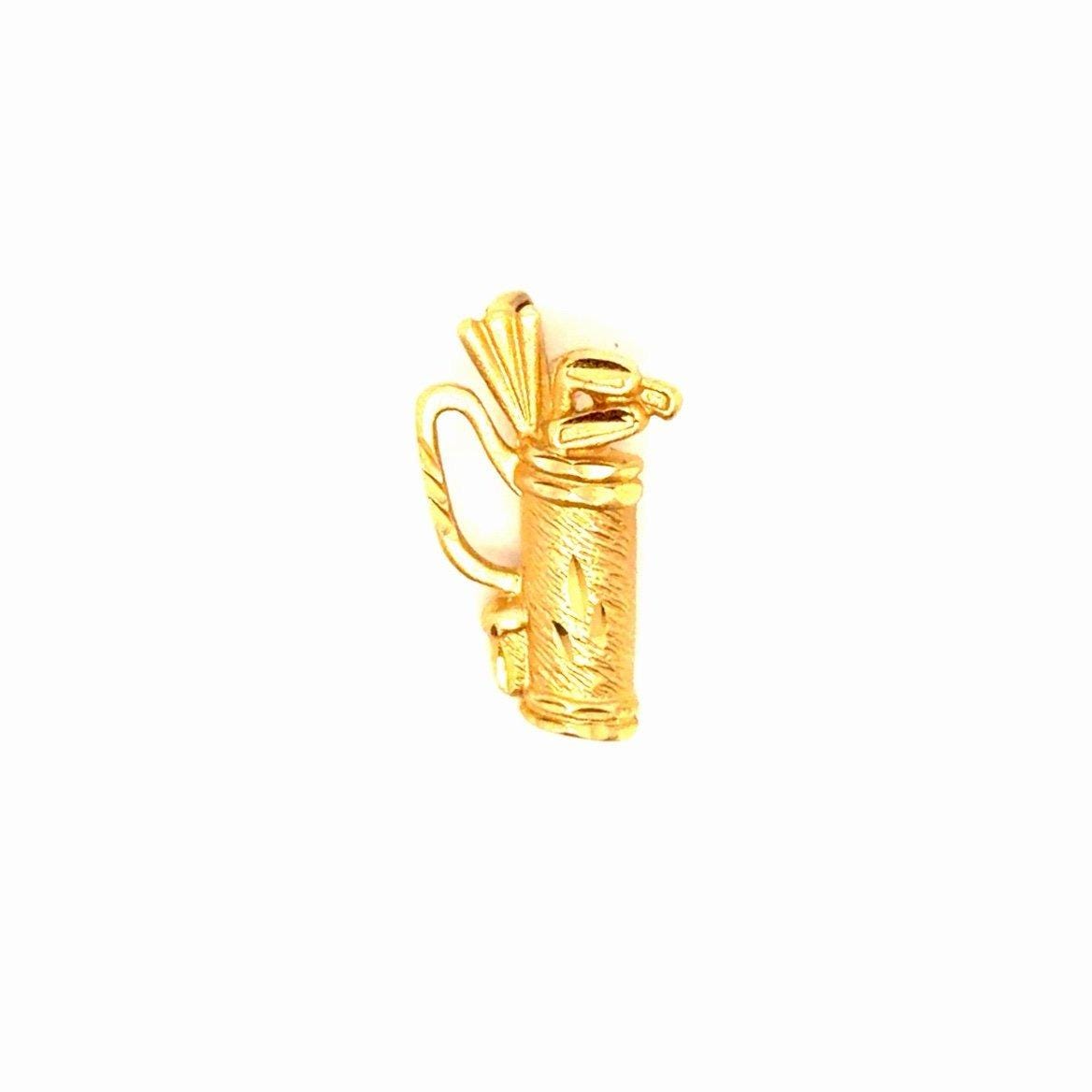 Small 14K Gold Golf Club Pendant