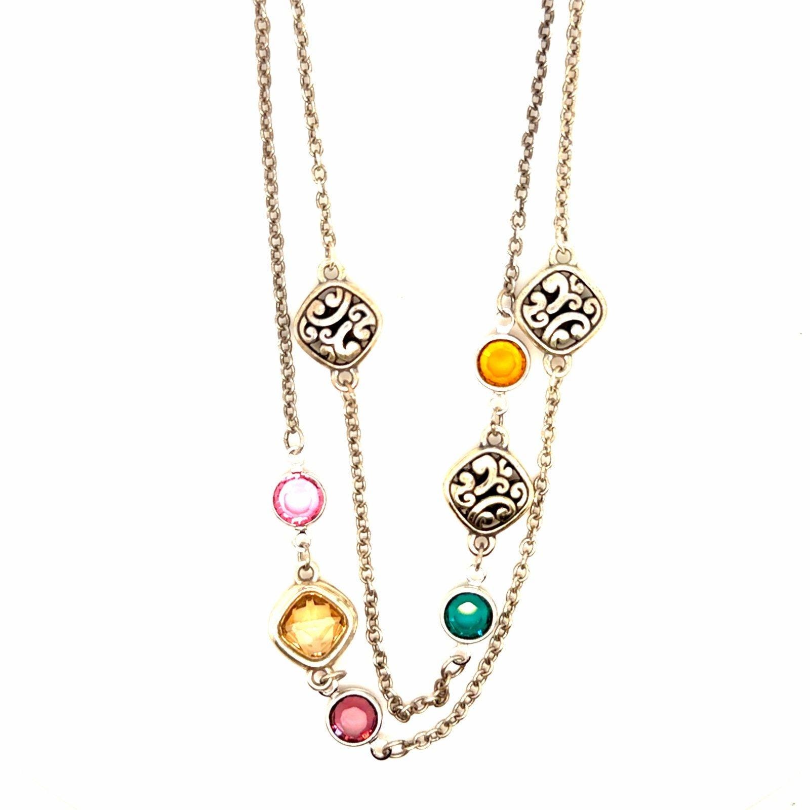 Brighton Multicolor Stones Long Necklace