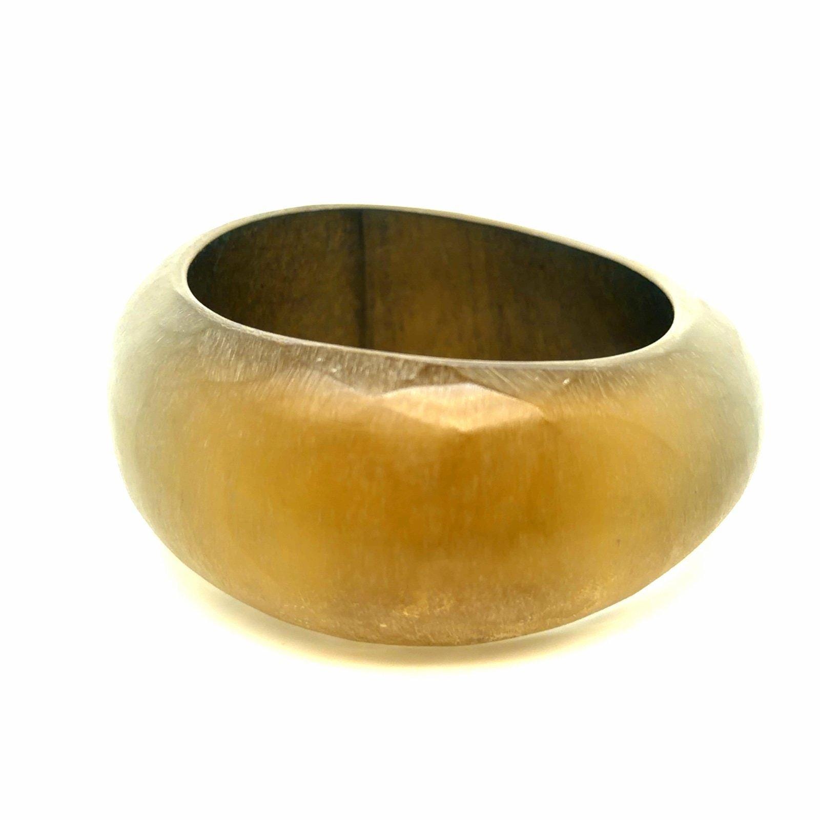 Bulky Yellow Bangle
