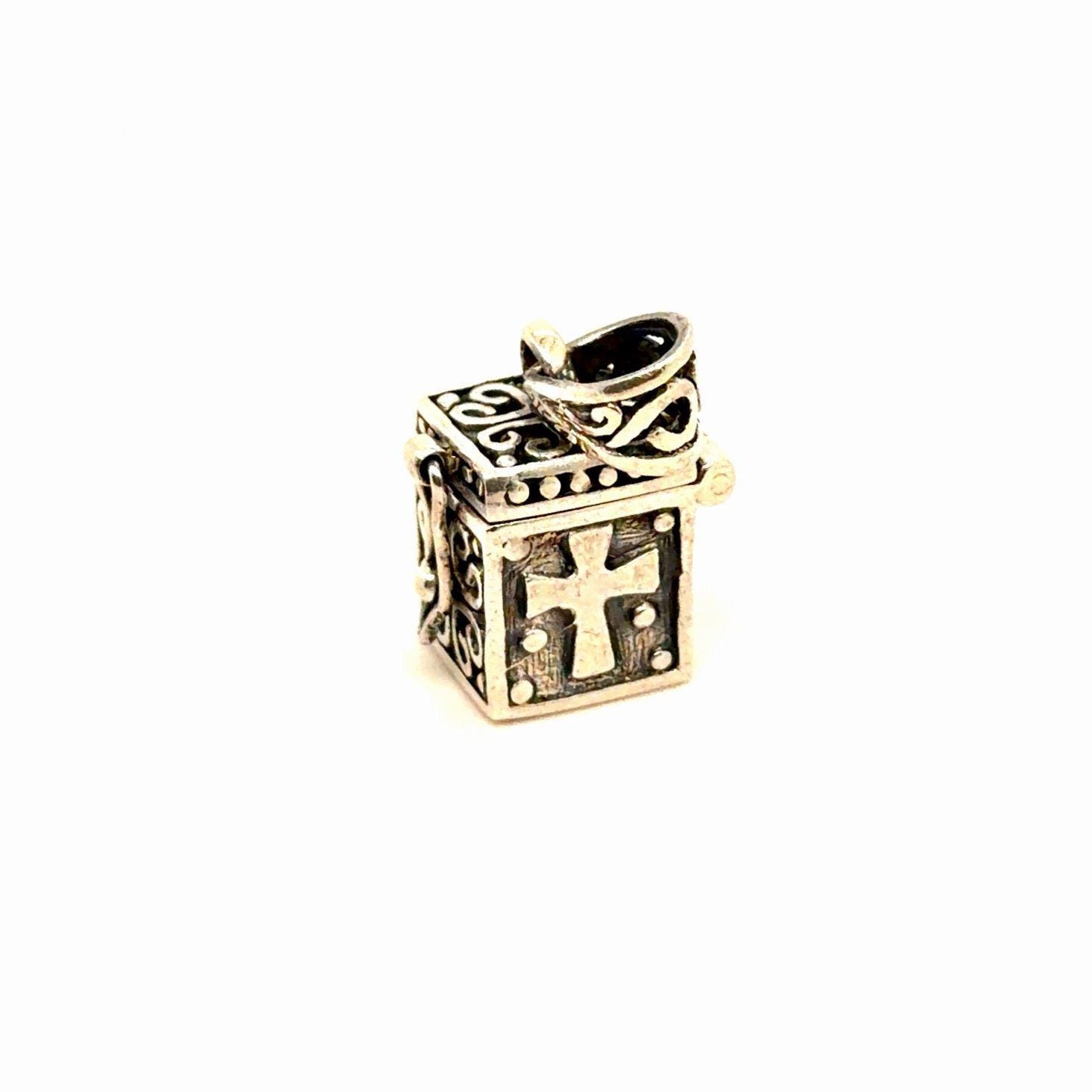 Silver 925 Box Charm/Pendant