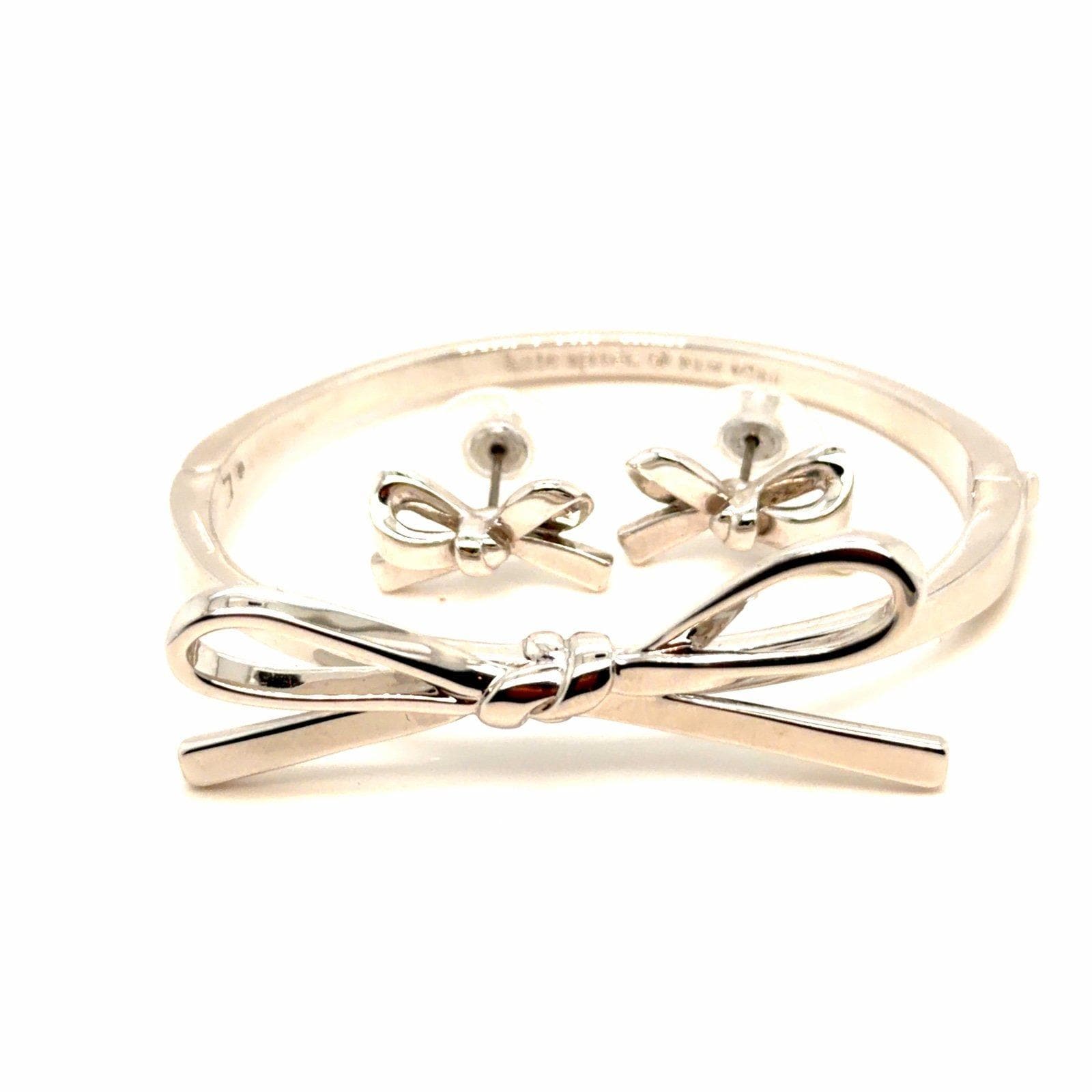 Kate Spade Bow Bangle & Stud Set