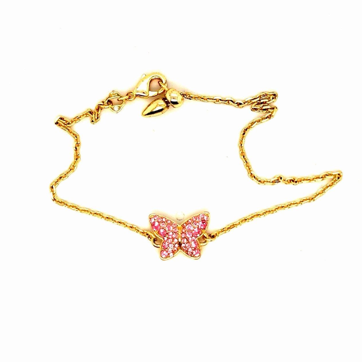 Kendra Scott Lillia Delicate Butterfly Bracelet in Pink