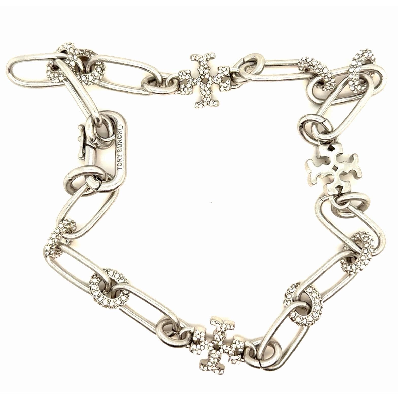 Tory Burch Pave Crystals Roxanne Necklace