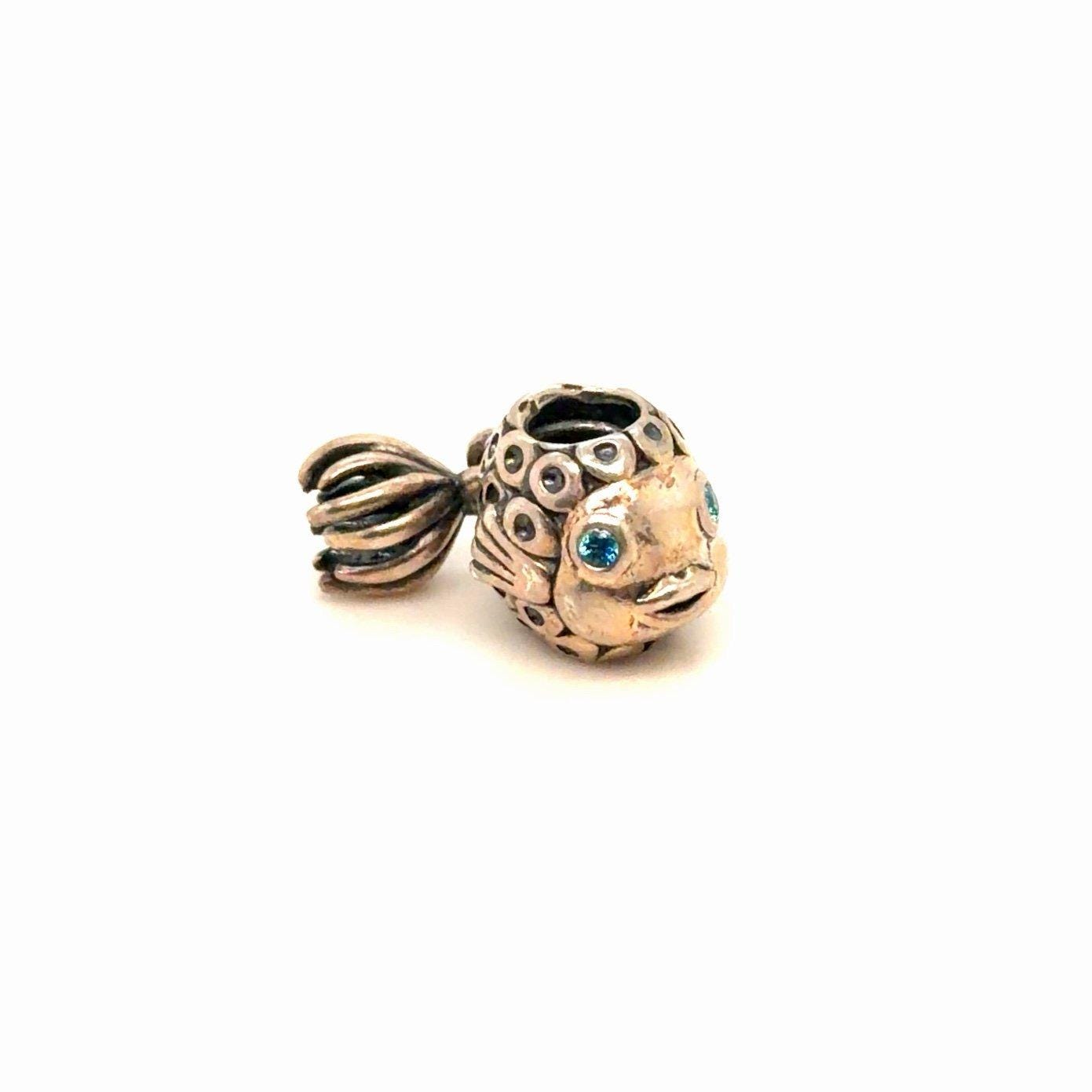 Pandora Blue Eyes Fish Charm