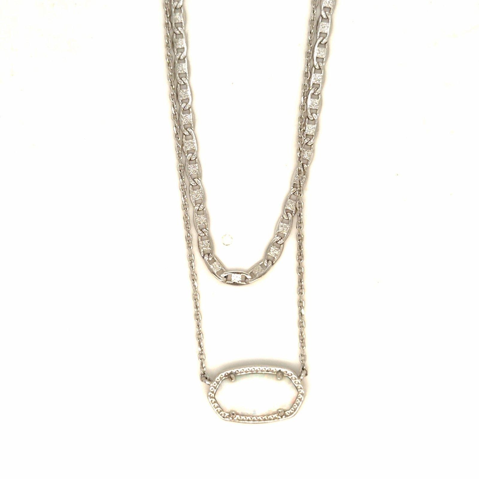 Kendra Scott Double Strand Opal Necklace