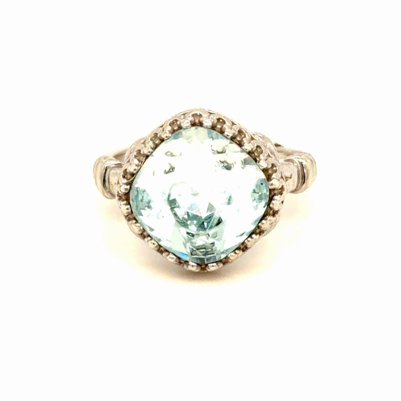 Silver 925 Blue Topaz Ring