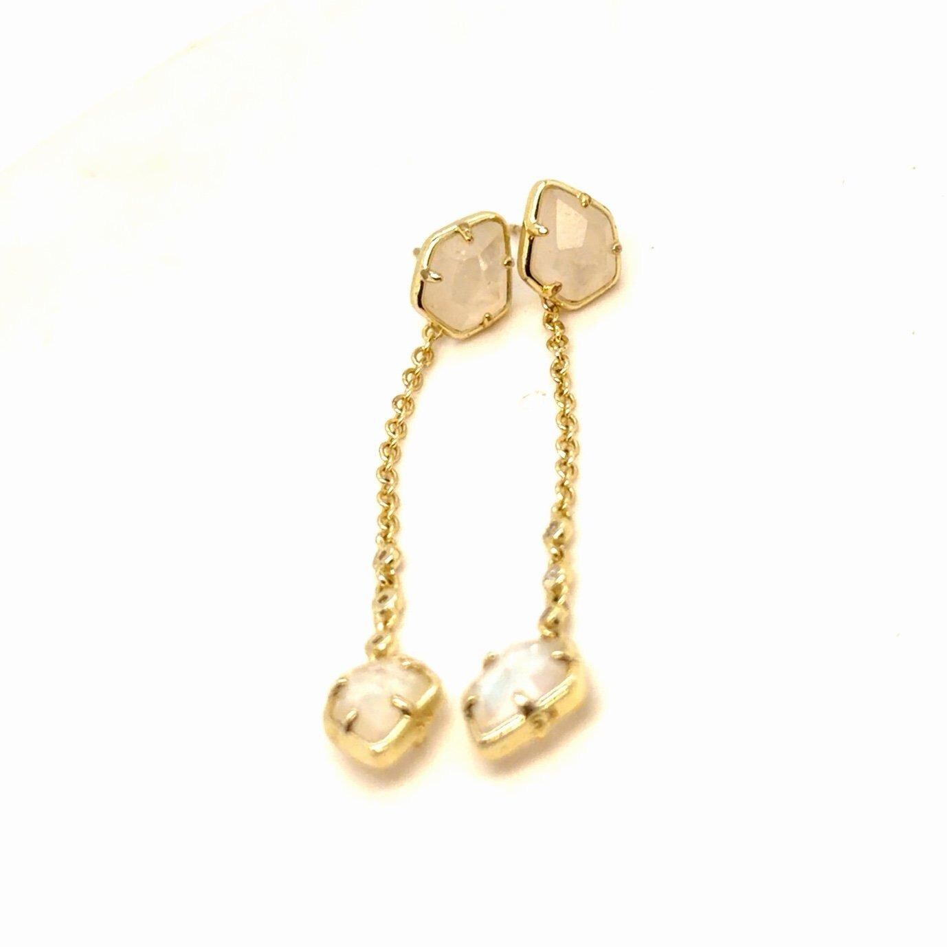 Kendra Scott Tessa With Ear Jackets Drop Earrings