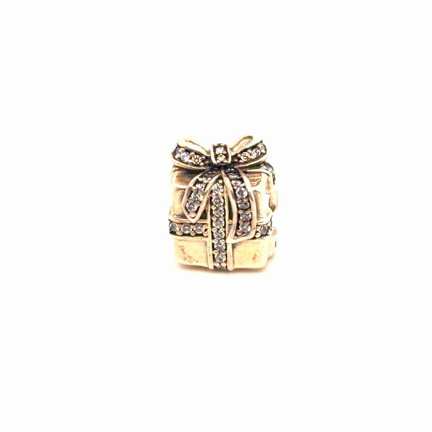 Pandora Cz Silver Present Charm