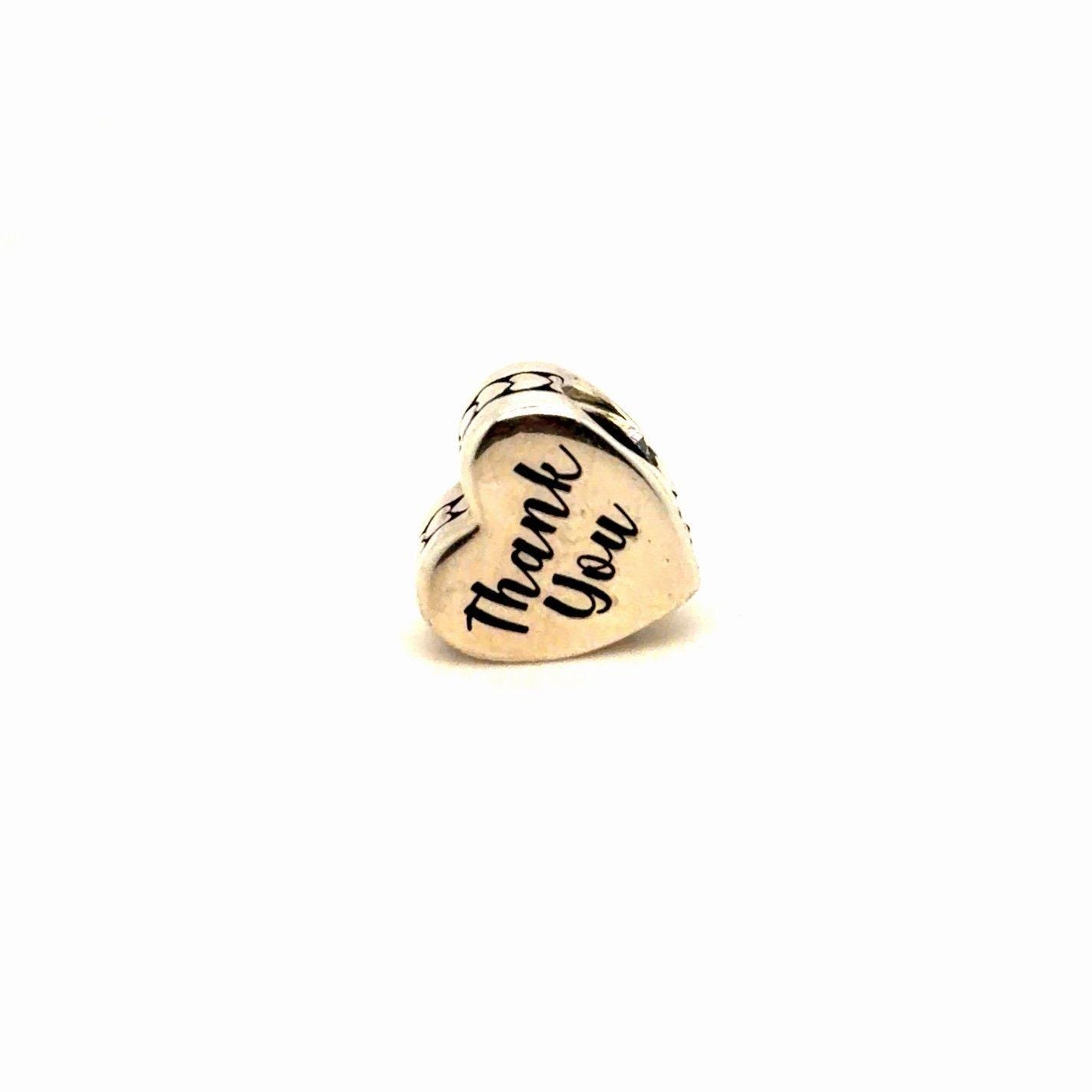 Pandora Thank You Heart Charm