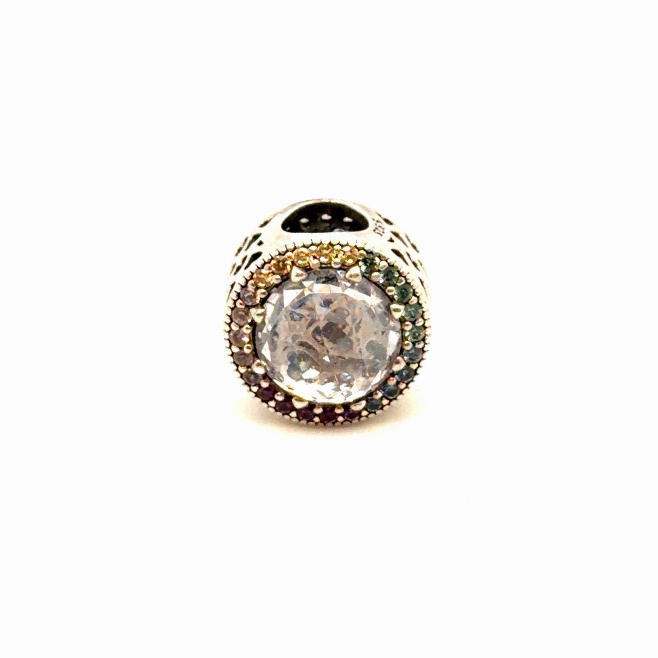 Pandora Multicolor Stones Radiant Hearts Charm