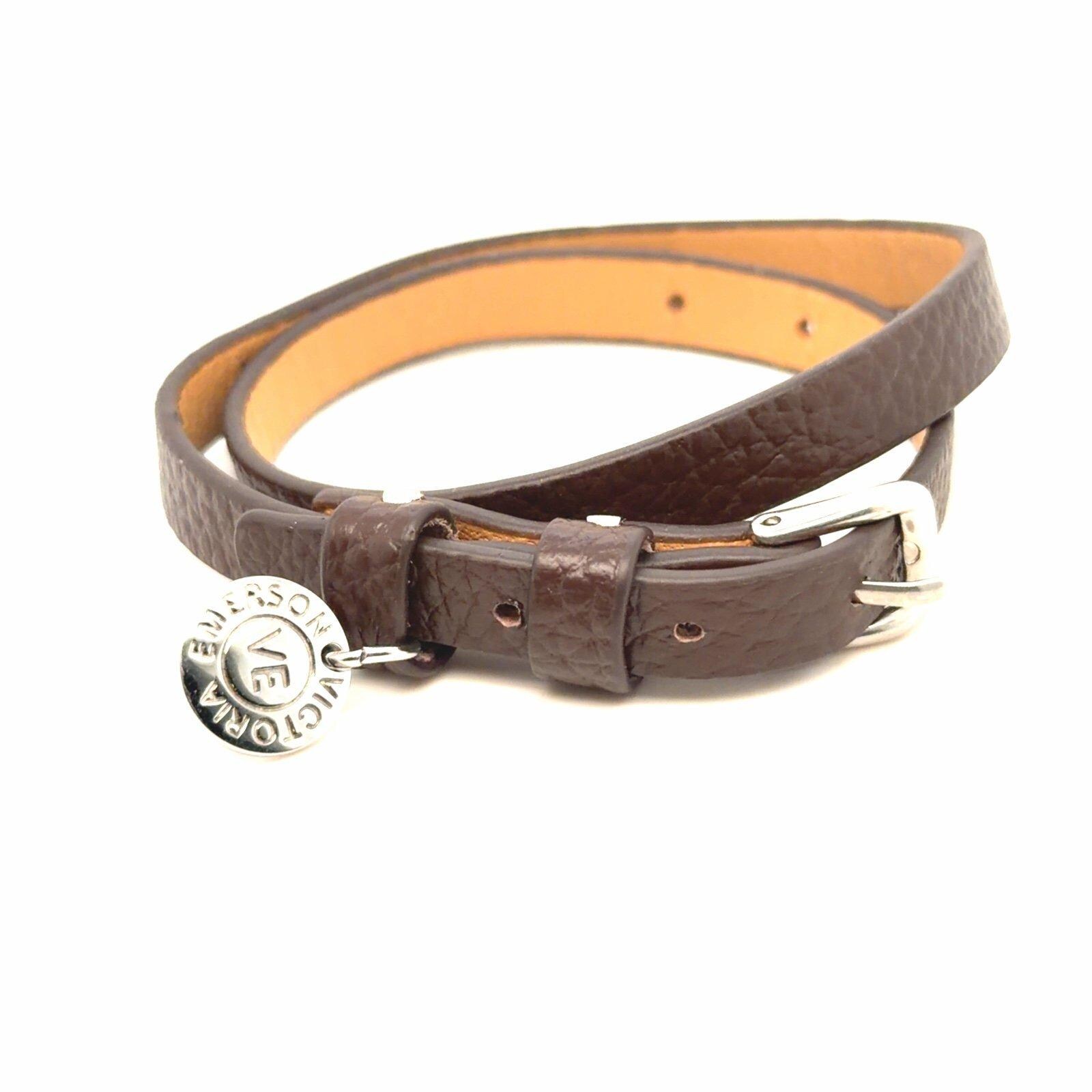 Victoria Emerson Dark Brown Wrap Bracelet