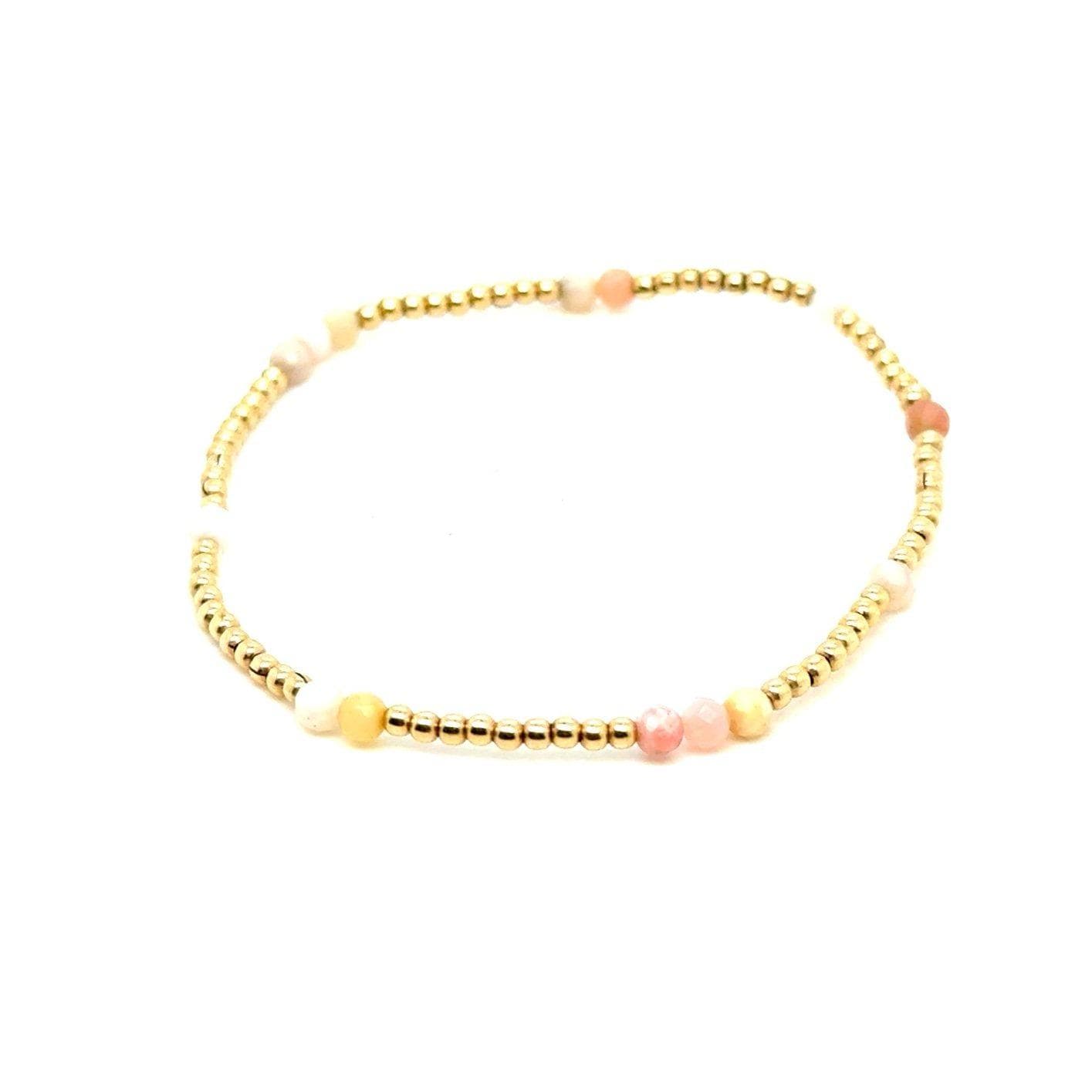 Enewton Blissful Pattern Beaded Bracelet (Pink)