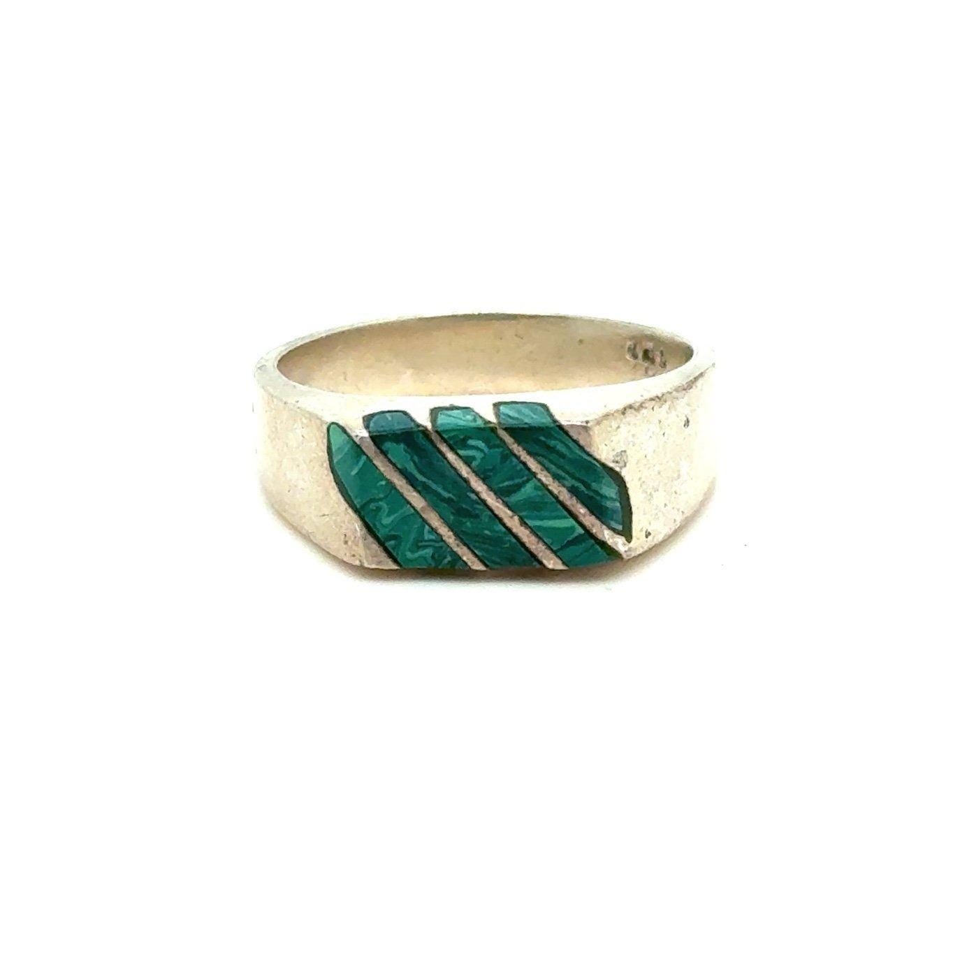 Sterling Malachite Ring