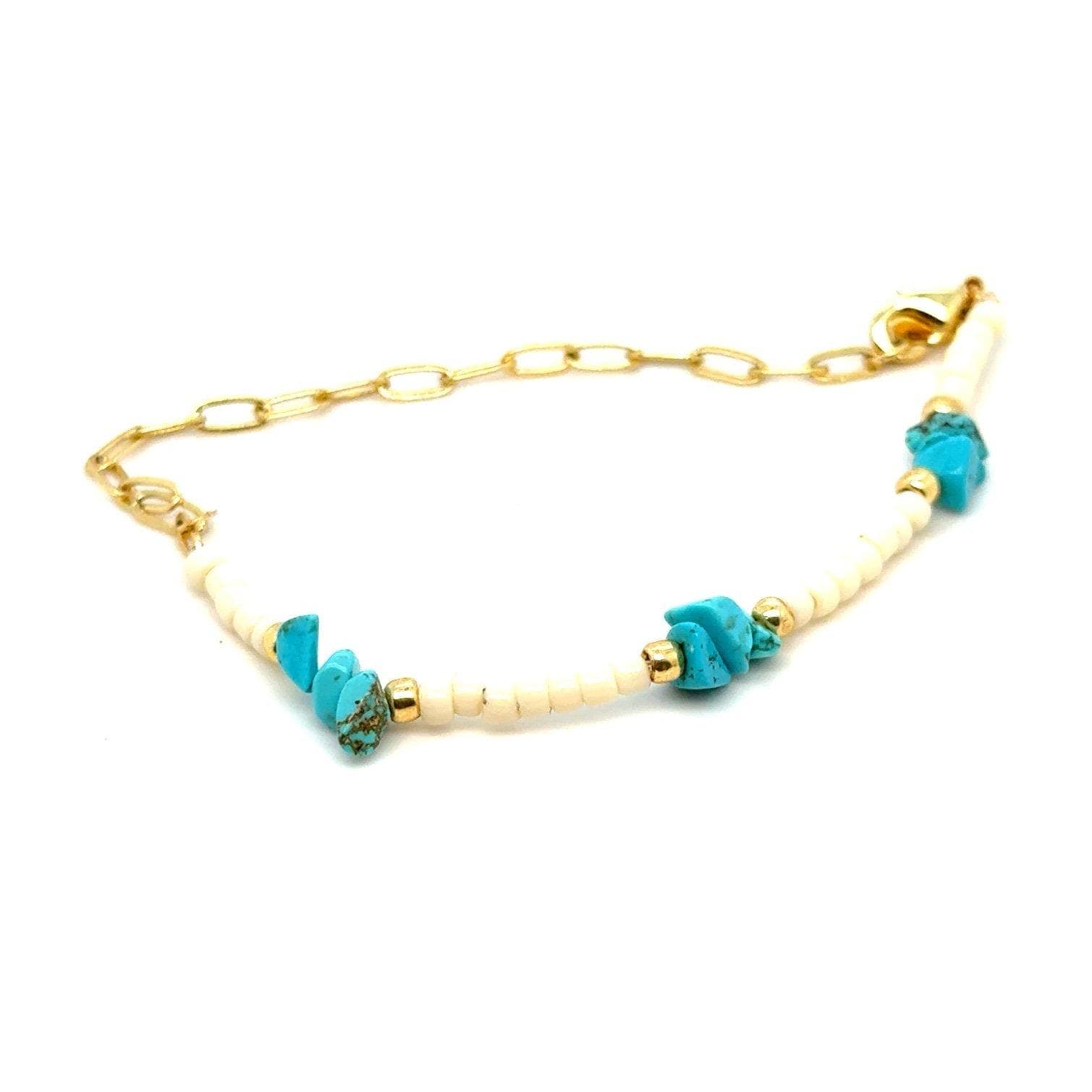 Pura Vida Beaded Turquoise Bracelet