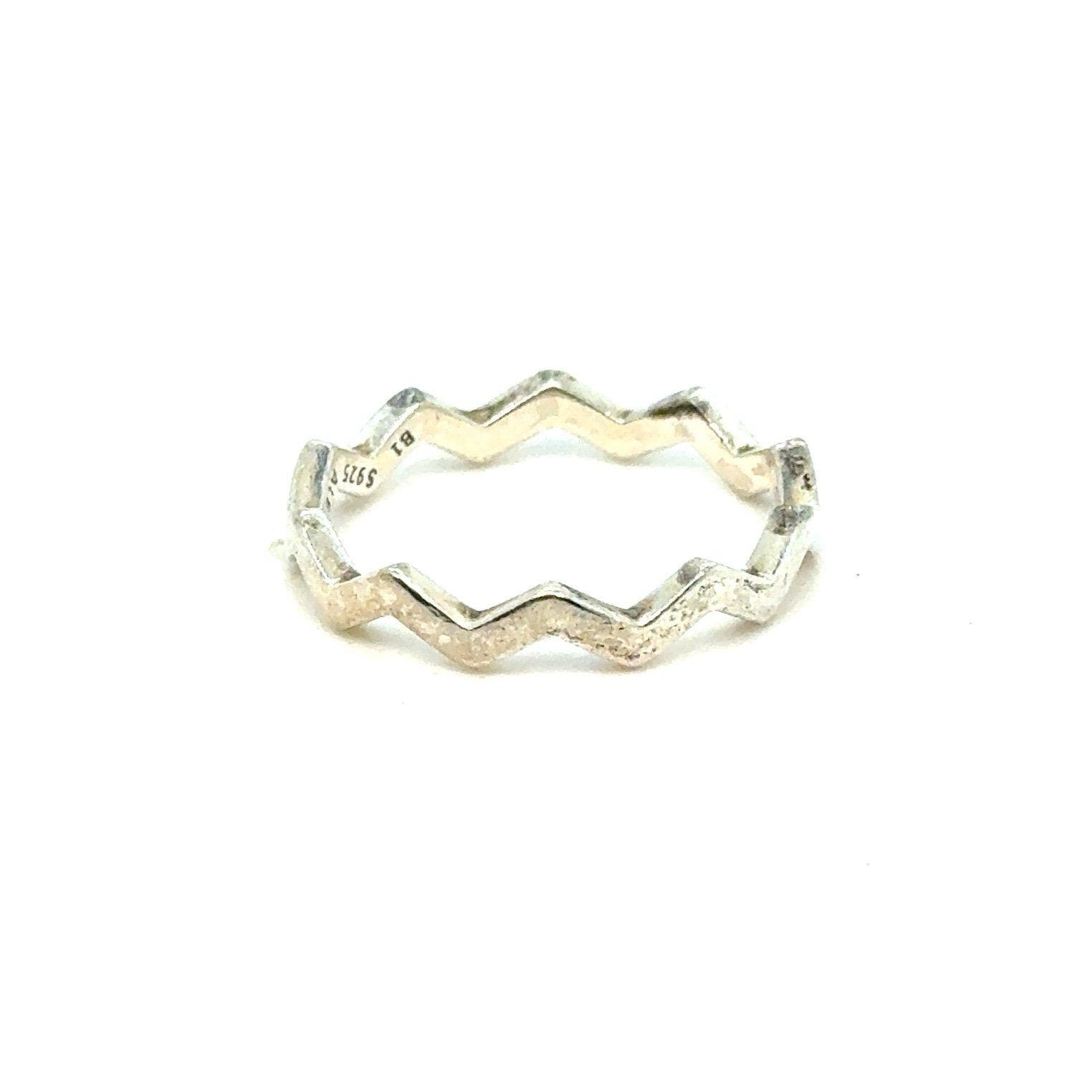 Pandora Zigzag Ring (Sz 7.5)