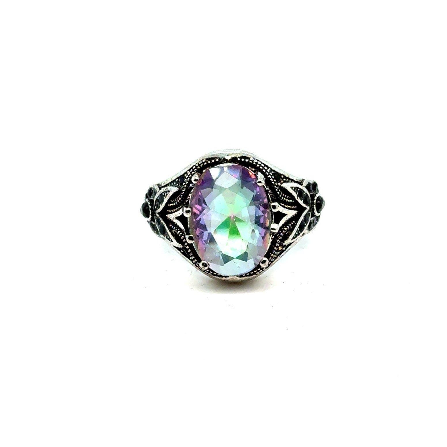 Mystic Topaz Colored Stone Ring