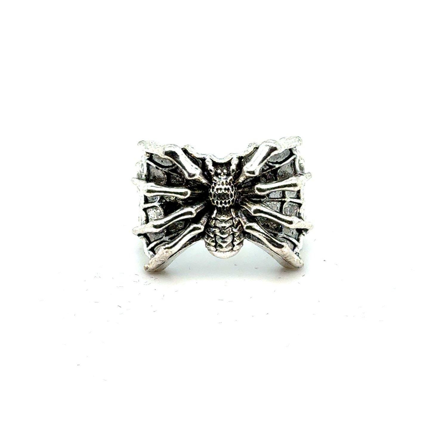 Spider Face Open Back Ring
