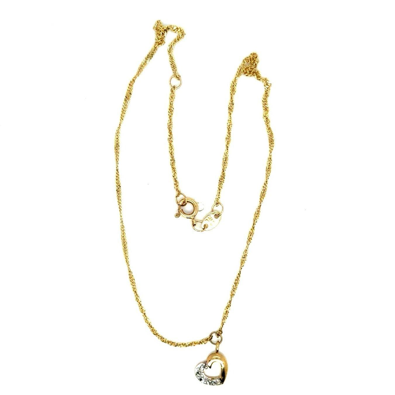 10K Gold Heart Anklet