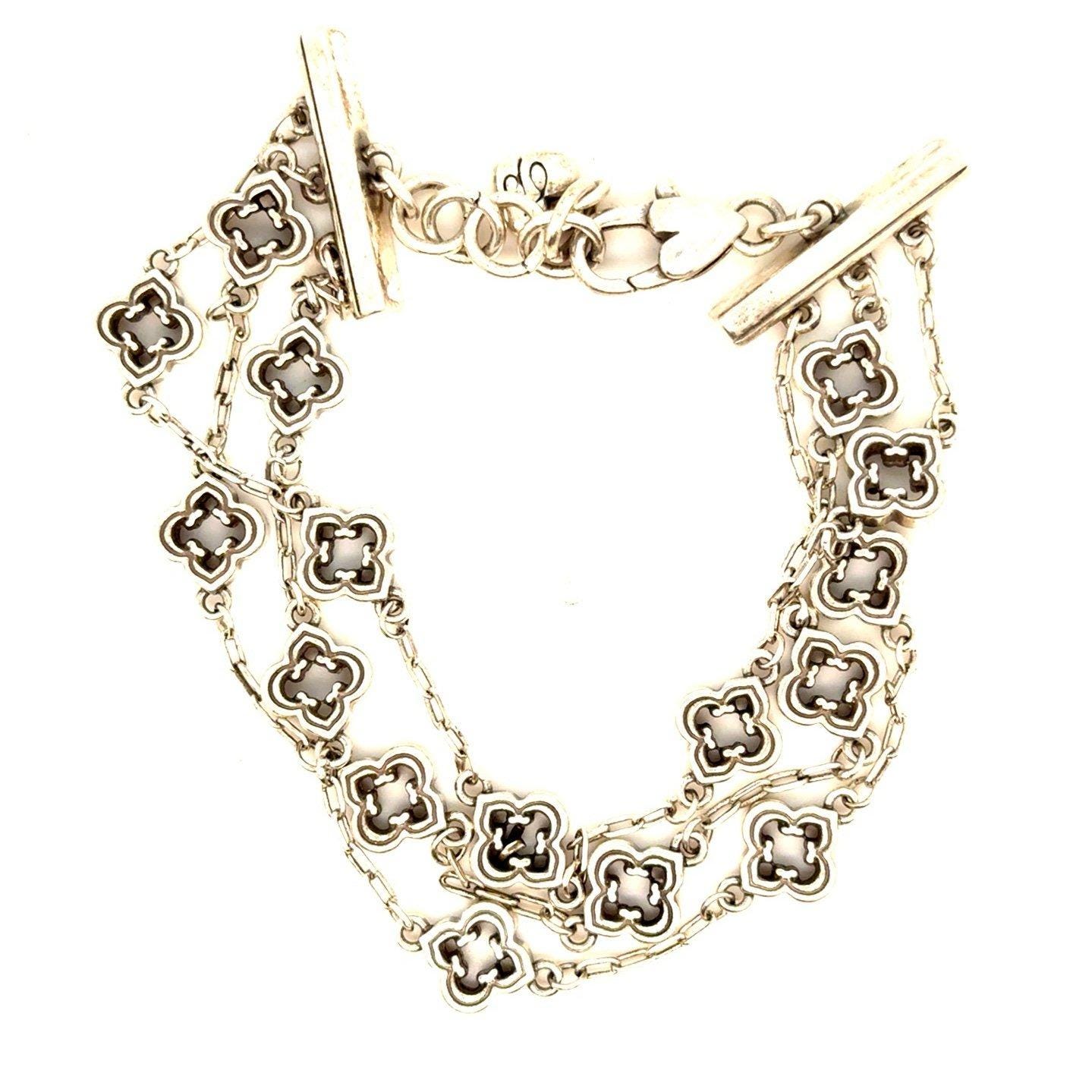 Brighton Triple Strand Clover Bracelet