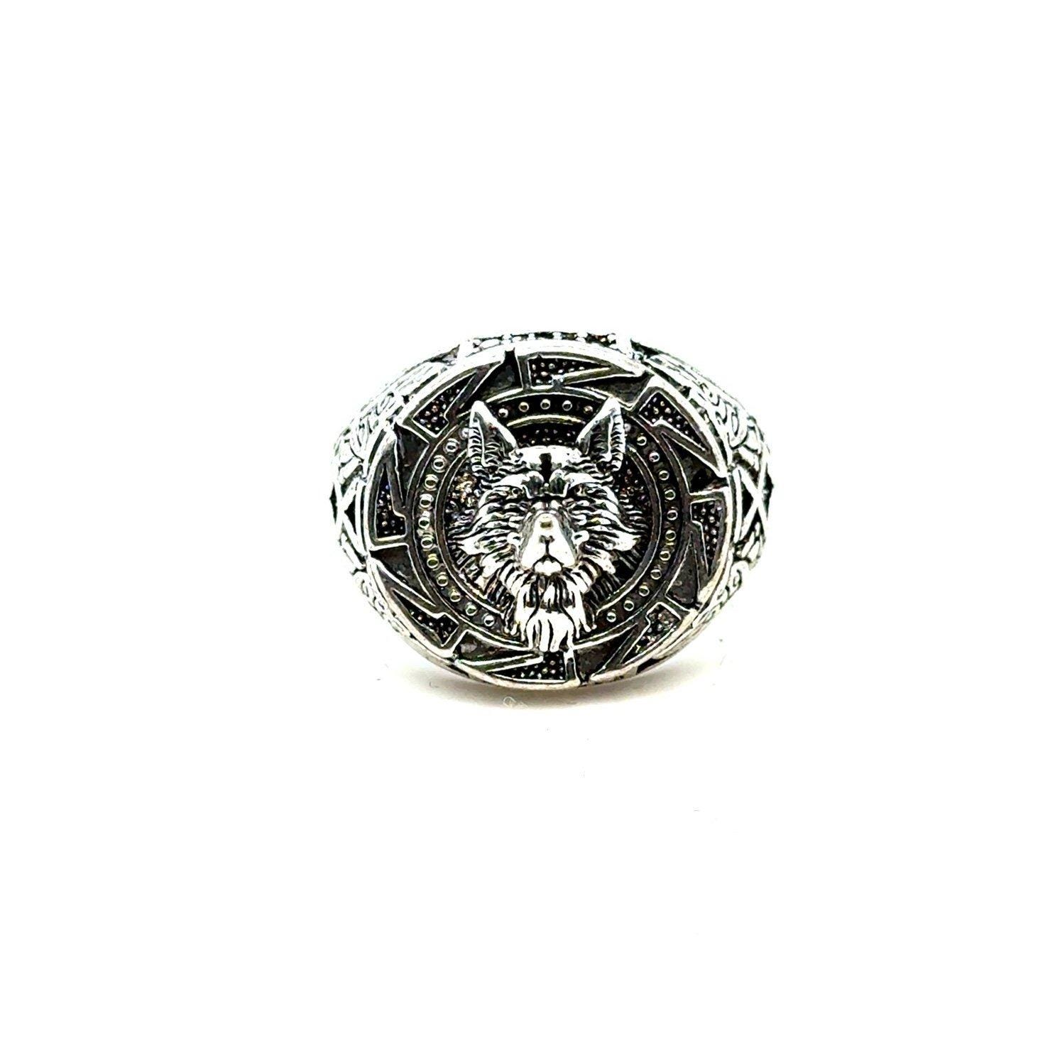 Silver Wolf Ring