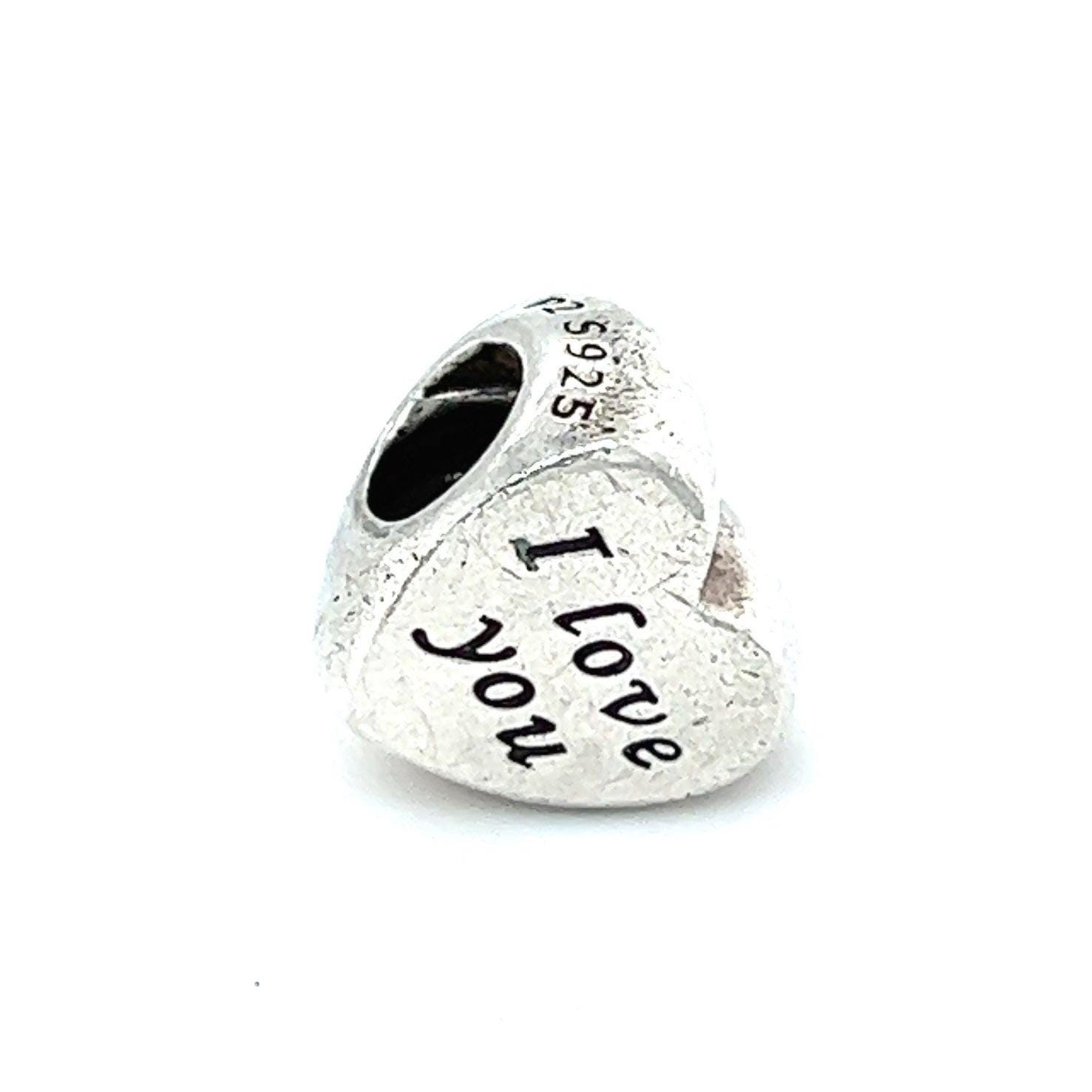 Pandora I Love You Heart Charm