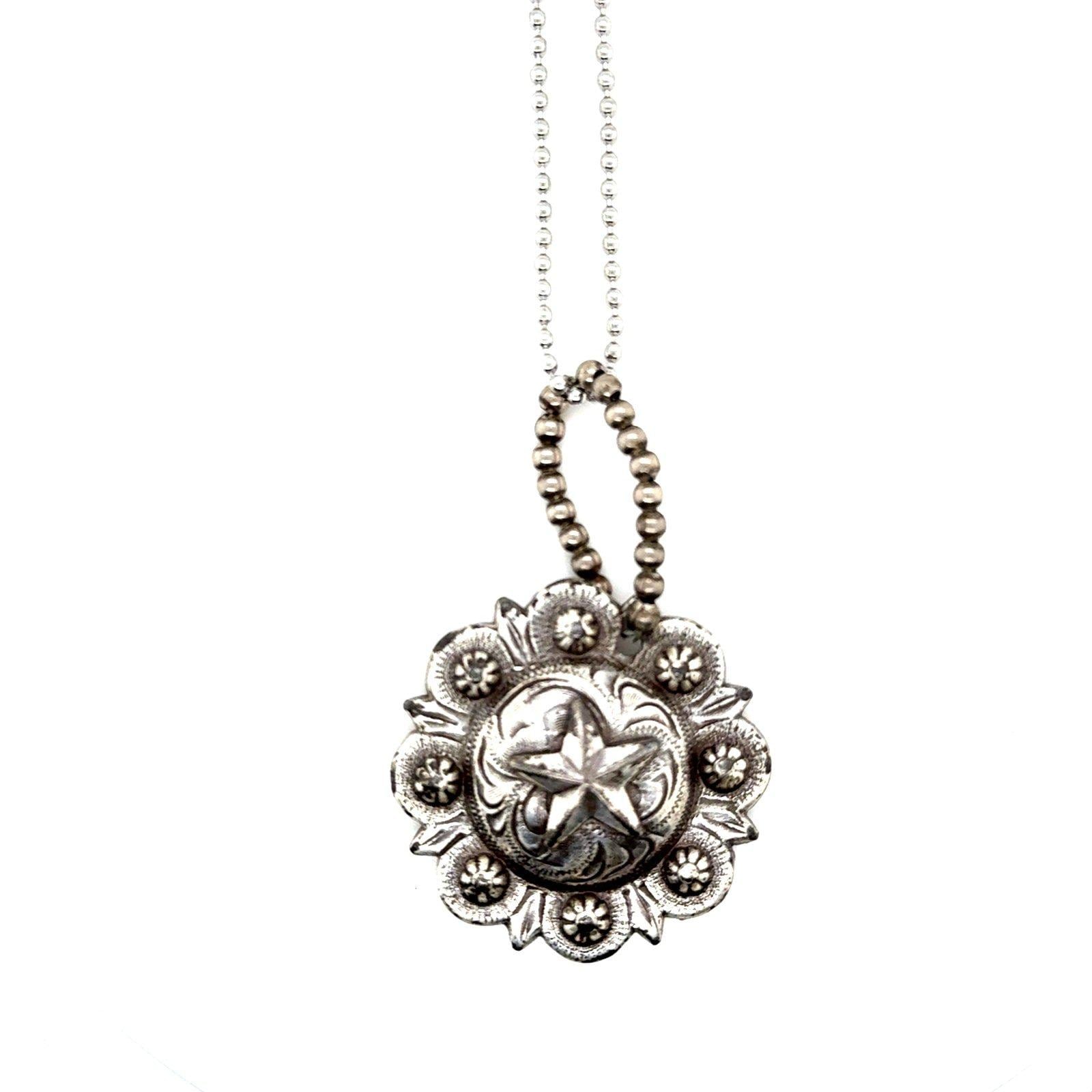 Long Beaded Star Necklace