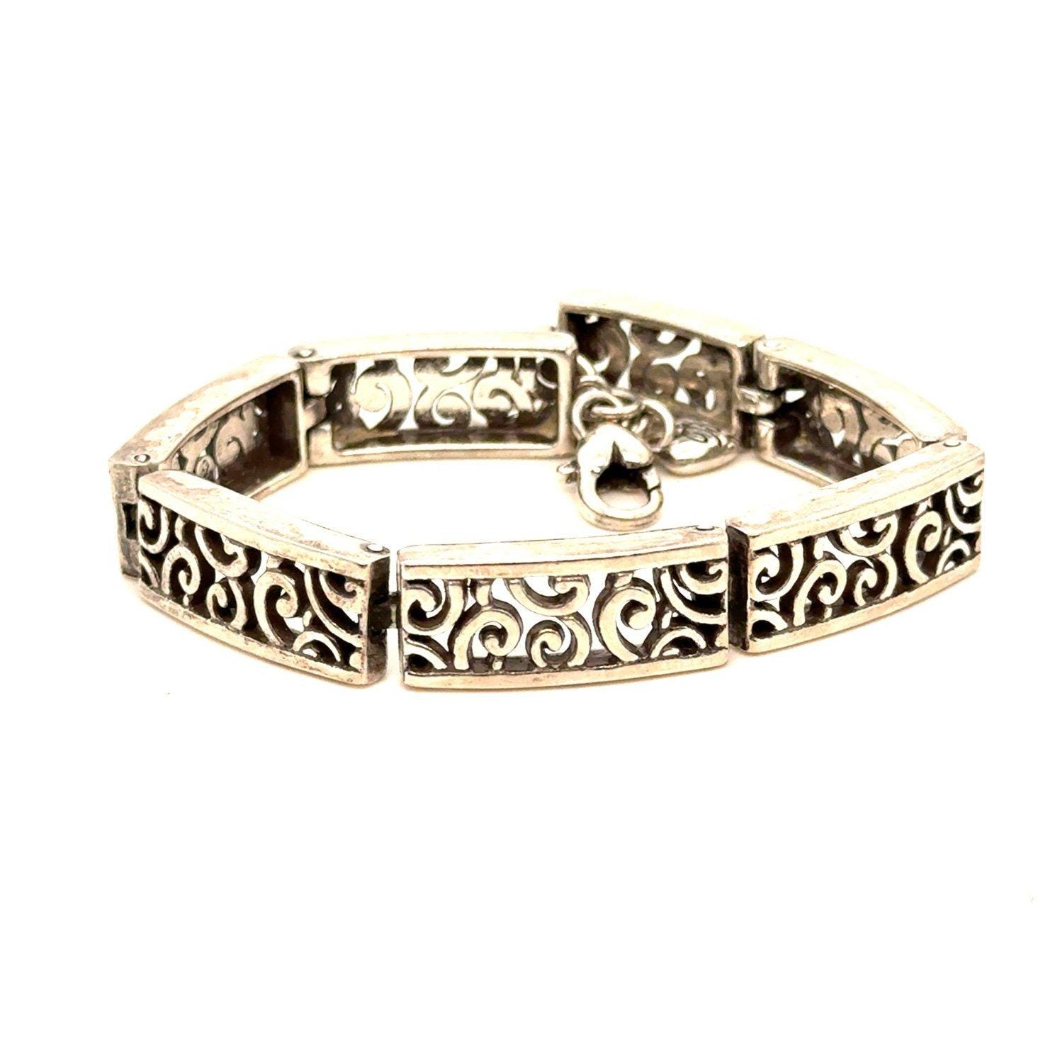 Brighton Scroll Rectangular Link Bracelet