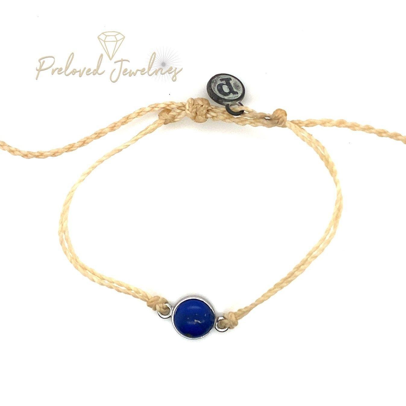 Pura Vida Round Lapis Bracelet